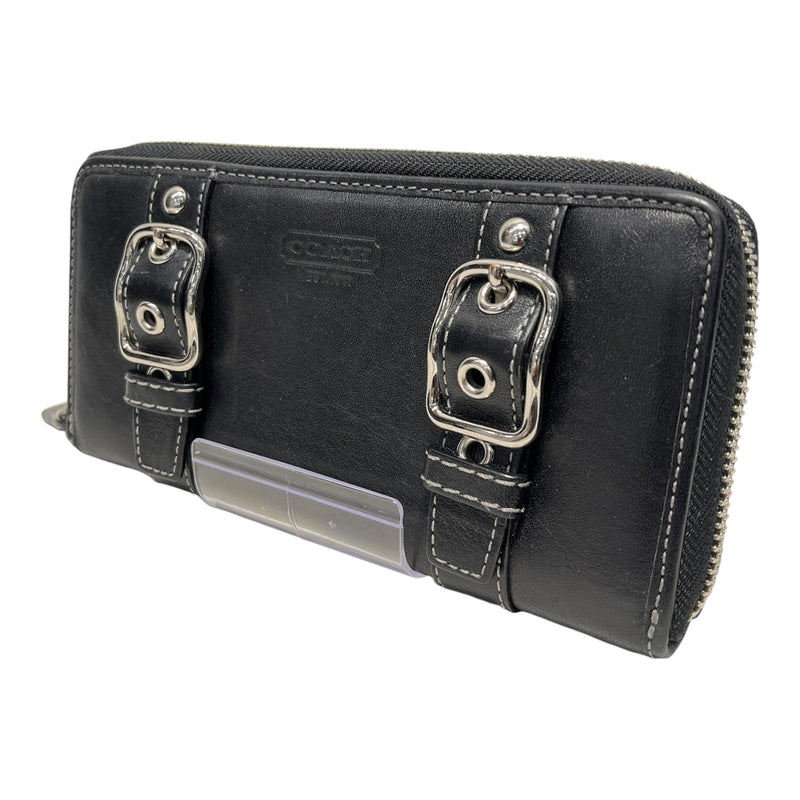 COACH/Bifold Wallet/BLK/buckle