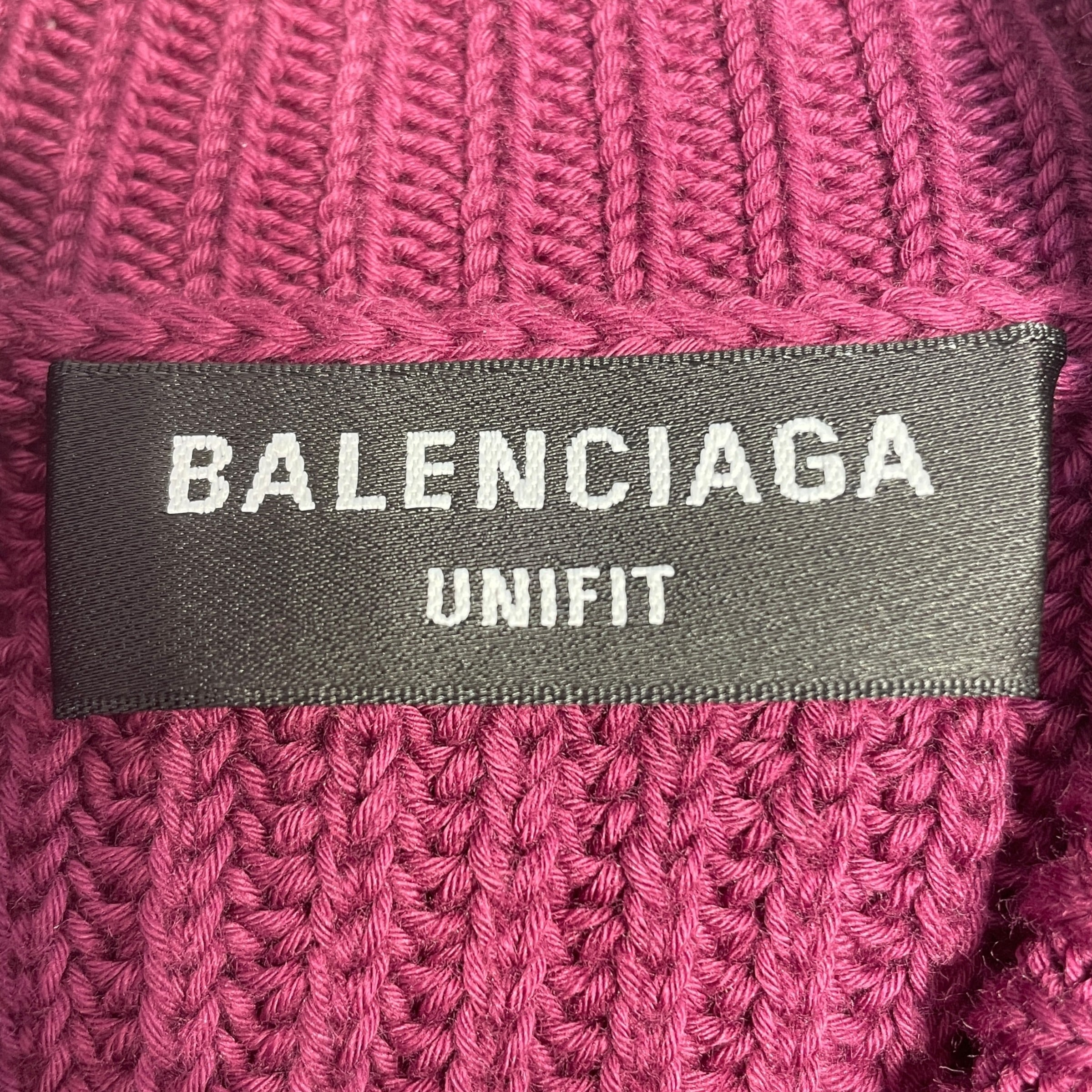 BALENCIAGA/Heavy Sweater/S/Cotton/PPL/Cropped Sweater view 3