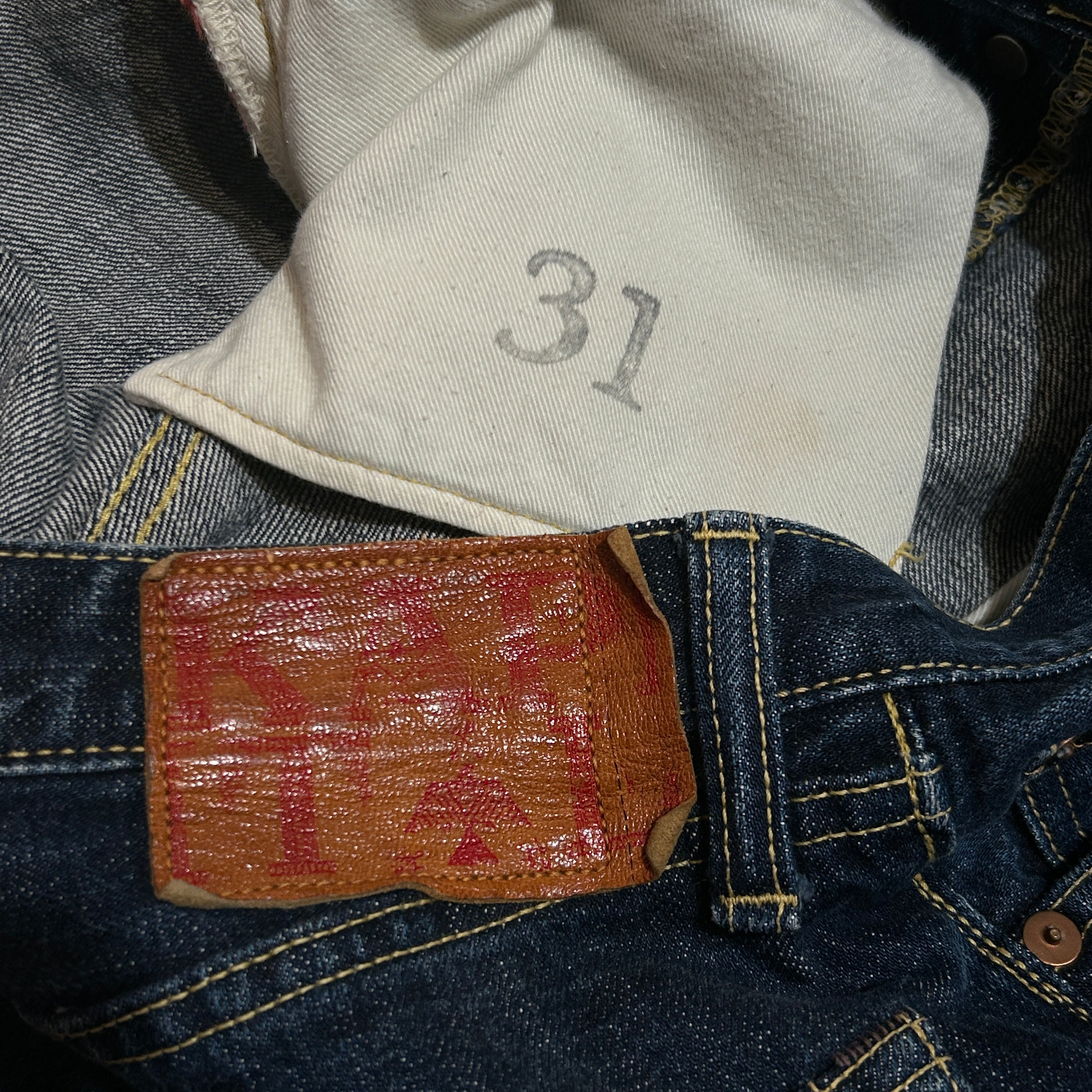 KAPITAL/Pants/31/Cotton/IDG/Okayama Tag, Selvedge view 4