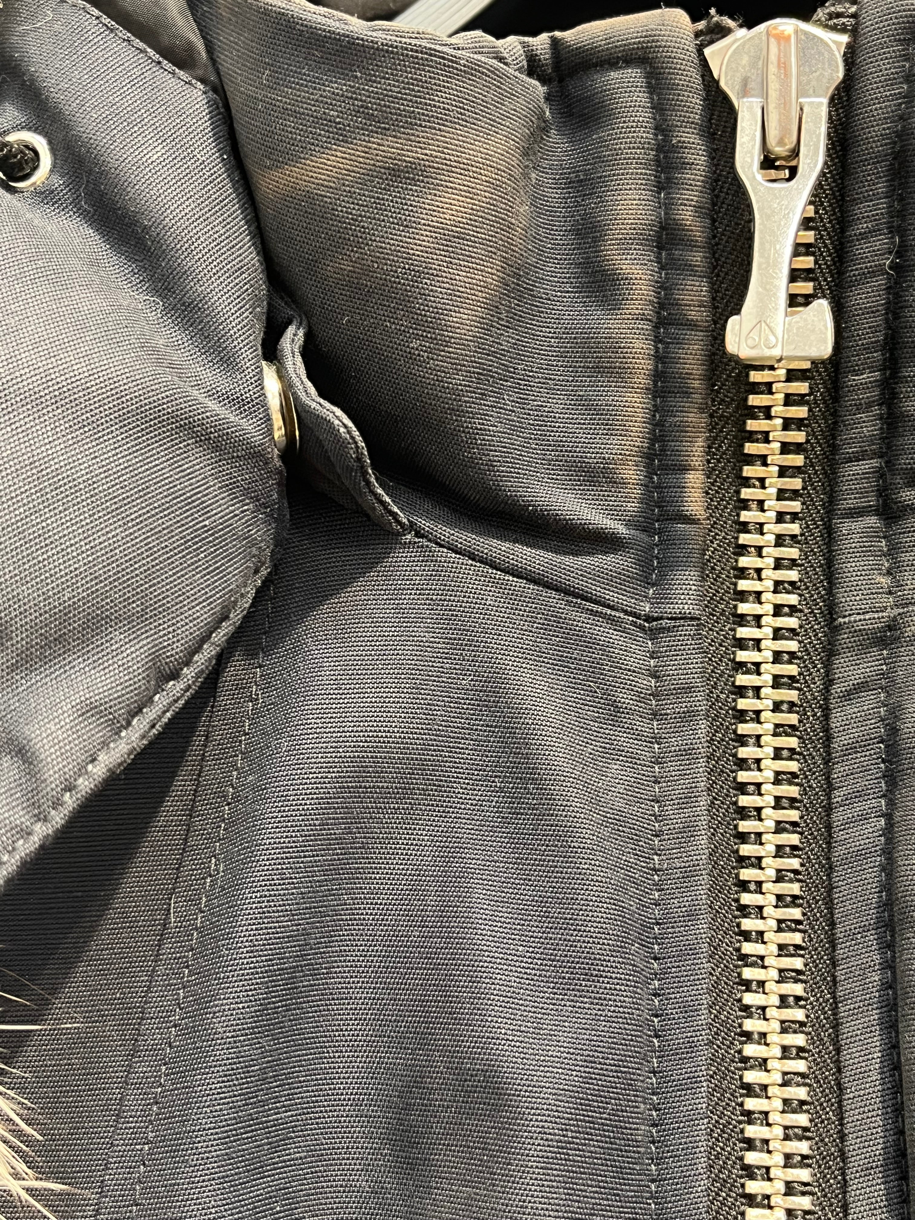 MOOSE KNUCKLES/Mod Parka/XXXL/Nylon/BLK/FUR HOOD POM POM PUFFER view 5