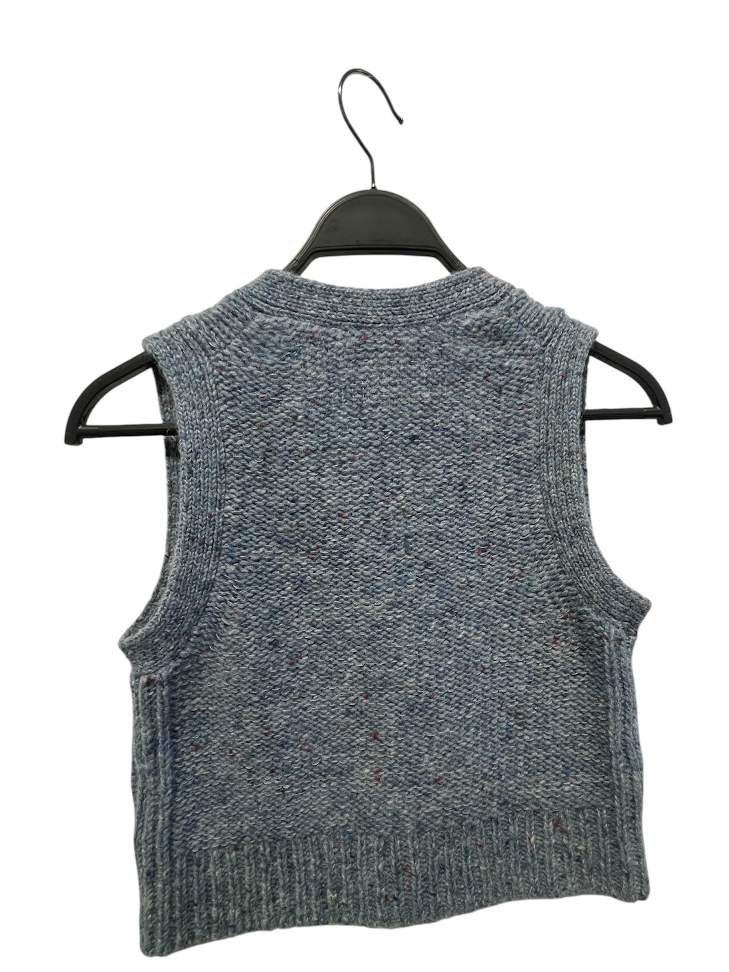 Acne Studios/Knitted Vest/XS/Wool/BLU/multicolor wool/buttons view 2