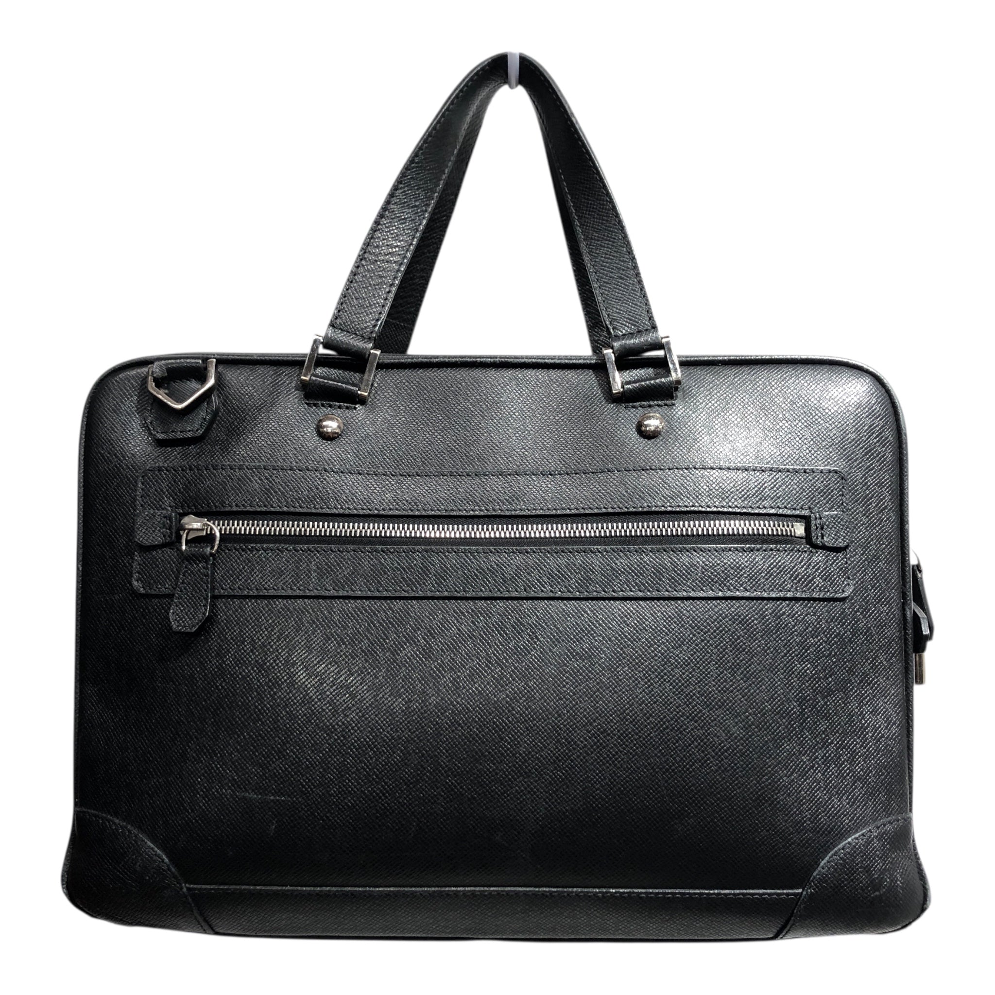 LOUIS VUITTON/Briefcase/Leather/BLK/TAIGA LEATHER view 2
