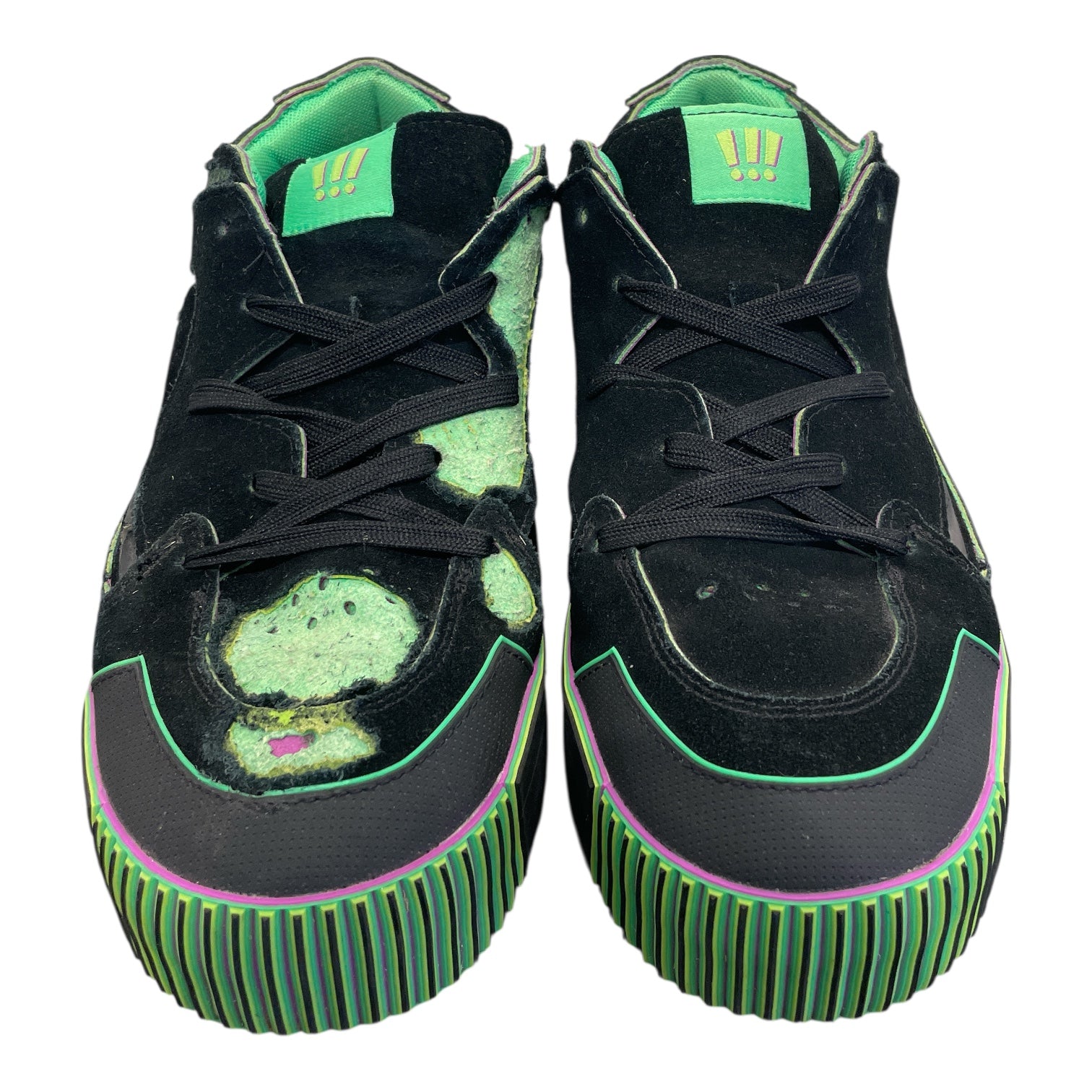 MSCHF/Low-Sneakers/US 12/All Over Print/Cotton/BLK/ view 3