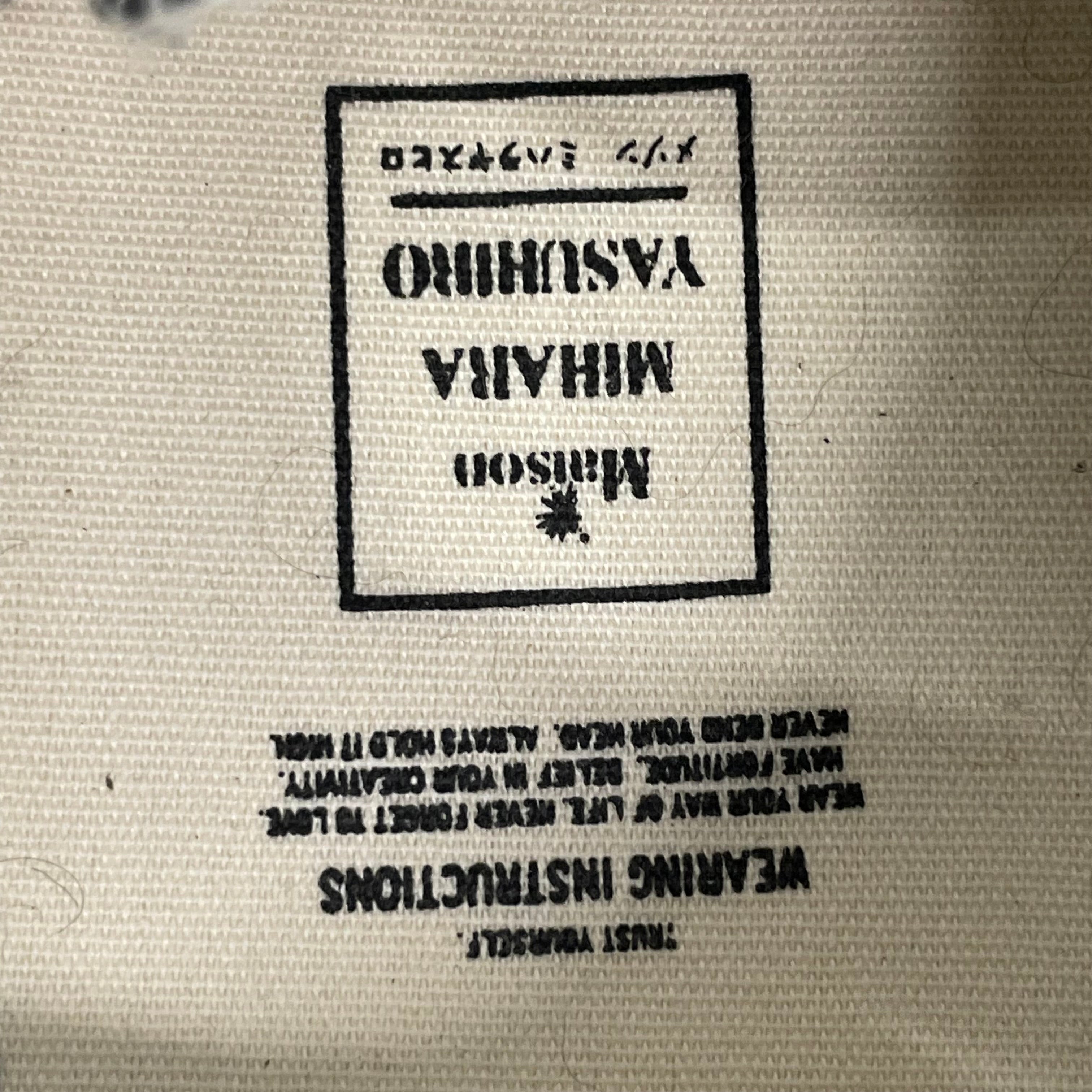 MIHARA YASUHIRO/Low-Sneakers/US 13/Cotton/BLK/A05fw702/sublime meets/hank og view 3