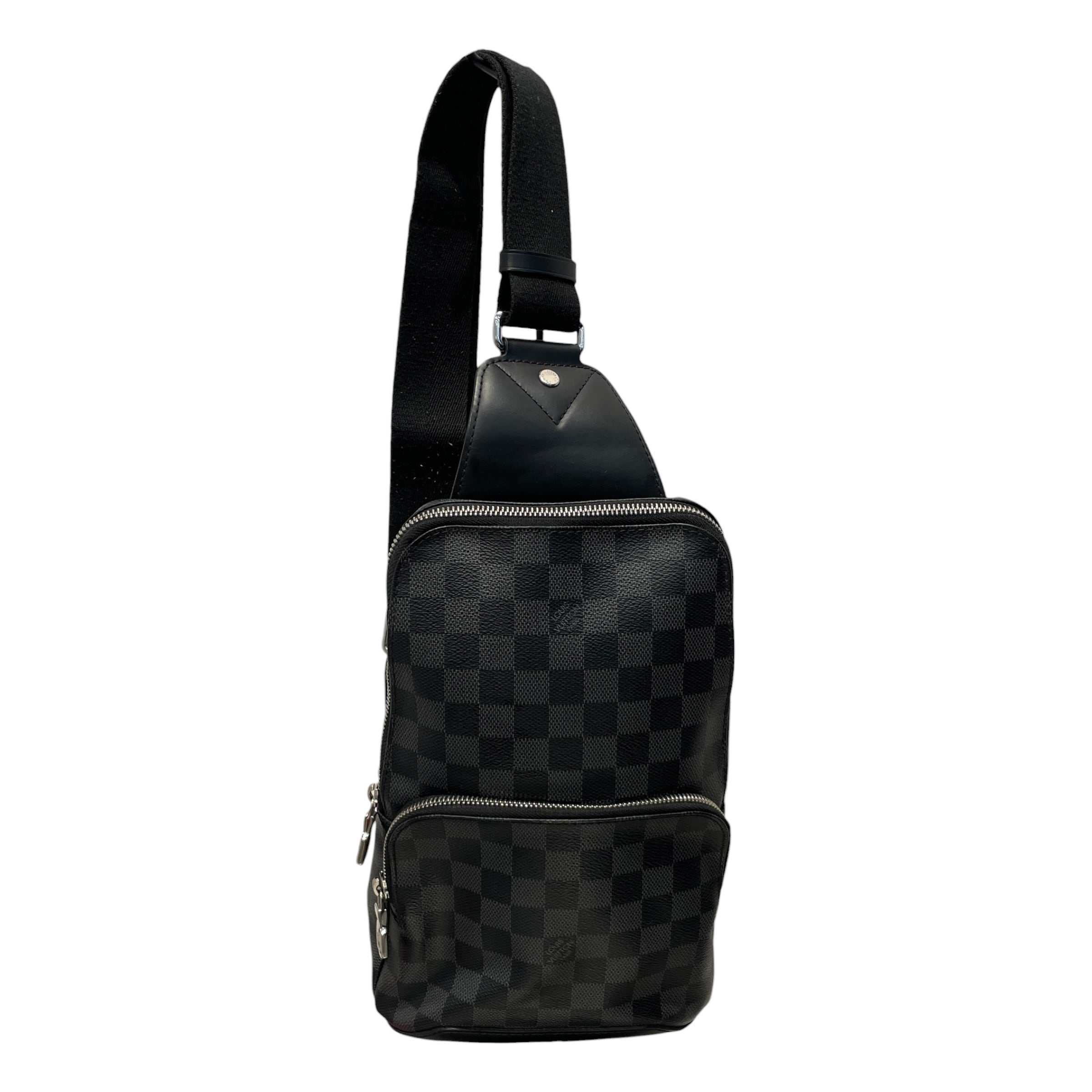 LOUIS VUITTON/Bag/All Over Print/Leather/BLK/Daimer Graphite Sling view 1