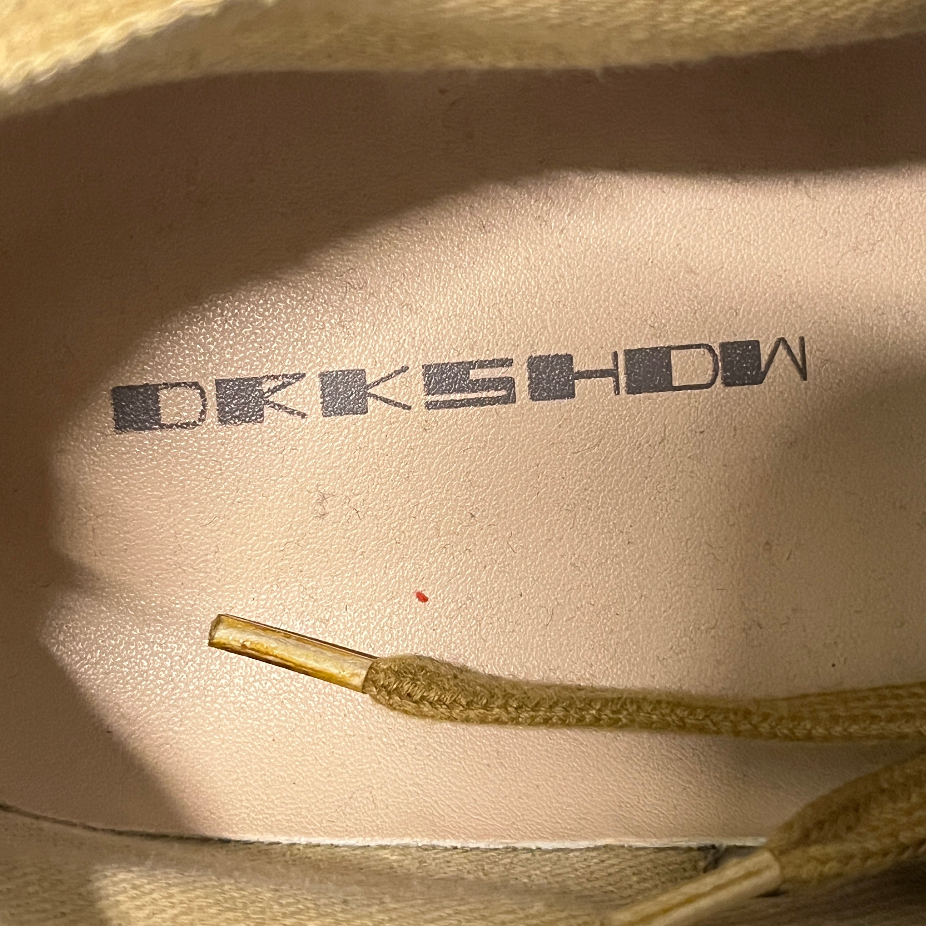 RICK OWENS DRKSHDW/Low-Sneakers/EU 43/YEL/RAMONES YELOW CUDOUROY view 6