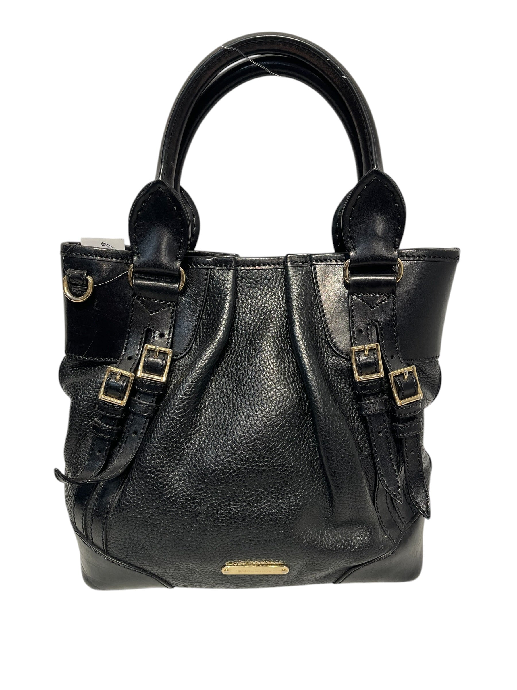 BURBERRY/Bag/Leather/BLK/Bridle Whipstitch view 2
