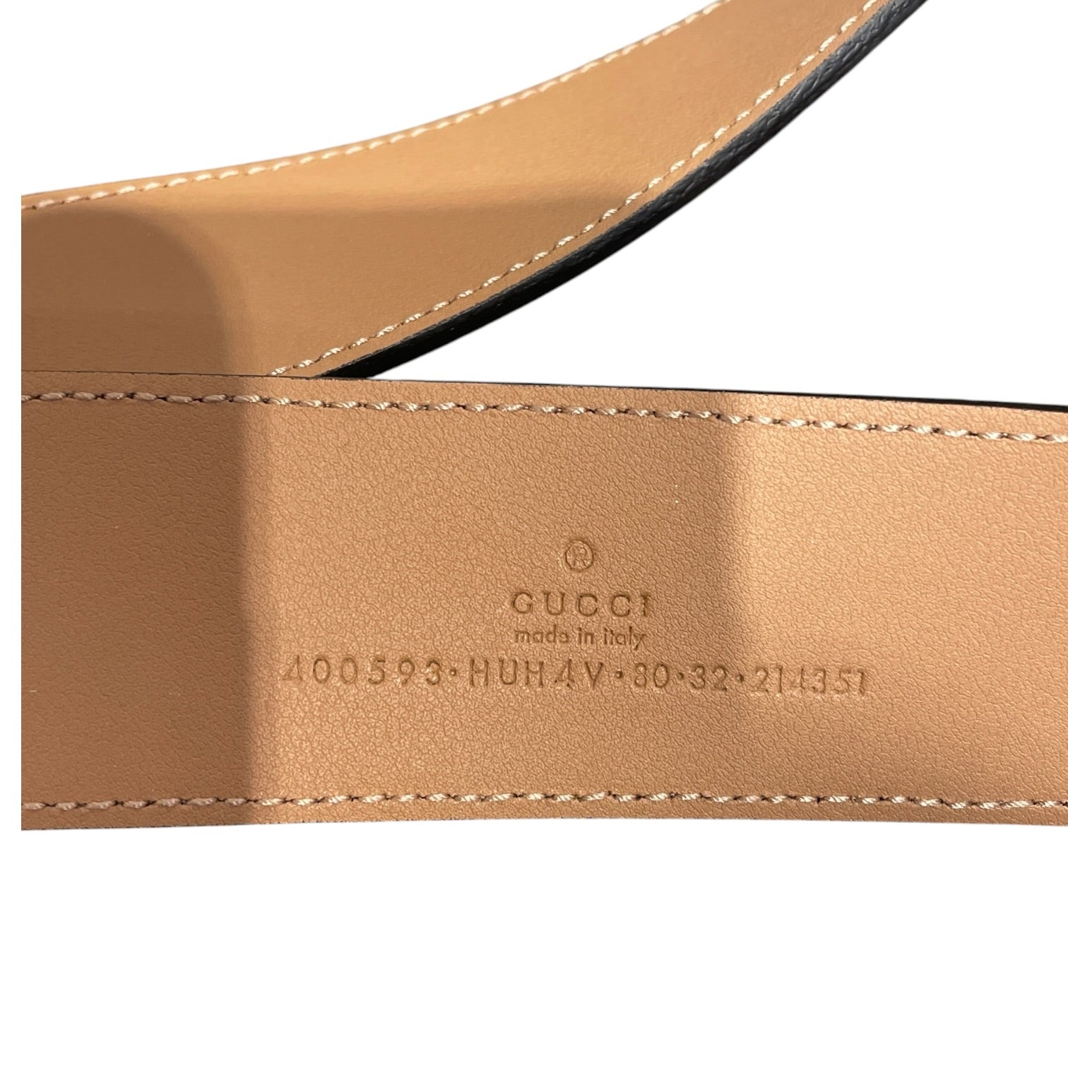 GUCCI/Belt/Monogram/Leather/BEG/L's/GG Supreme Beige Belt view 4