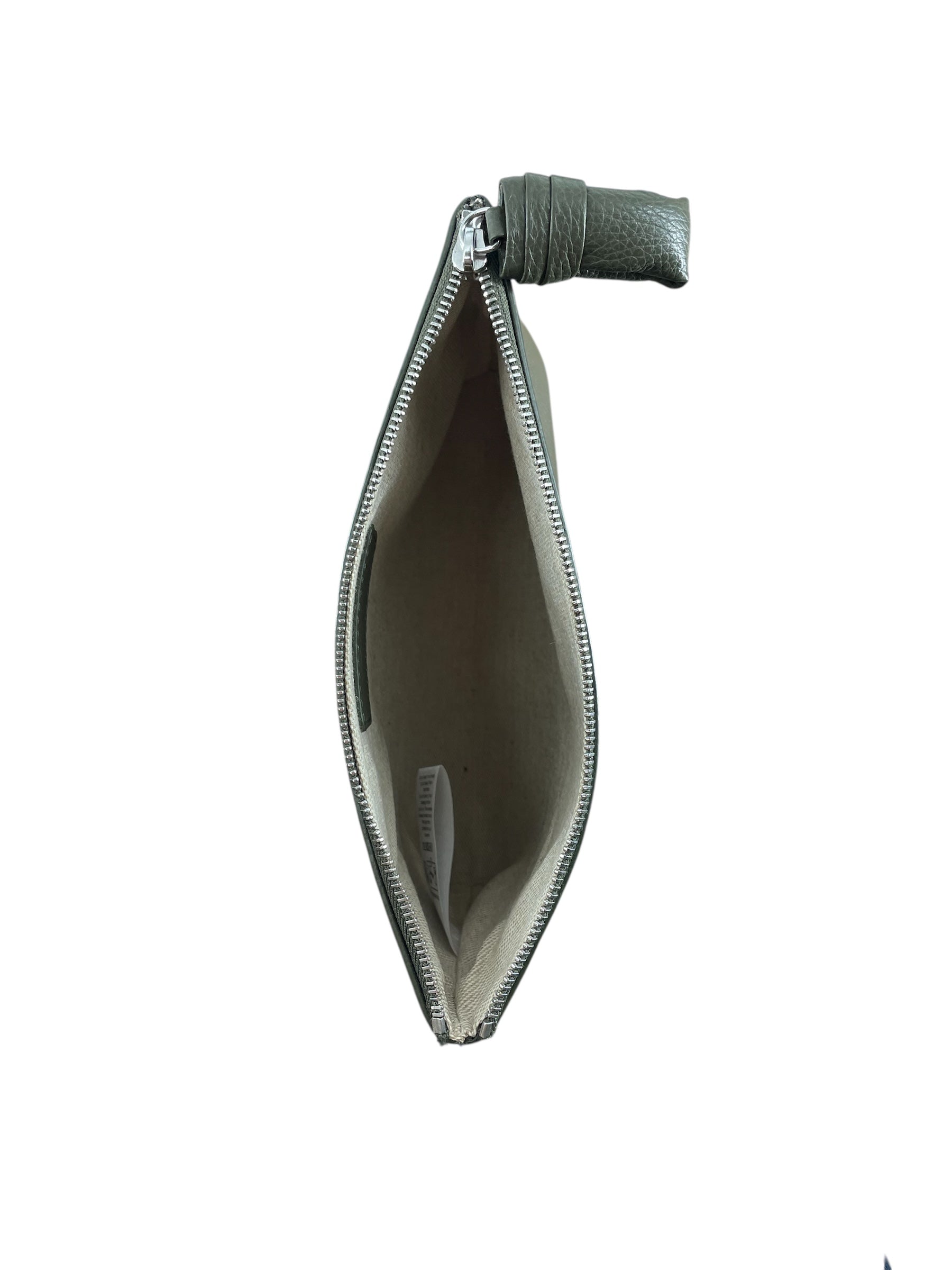 LEMAIRE/Clutch Bag/Leather/GRN/PEBBLED LEATHER POUCH view 4