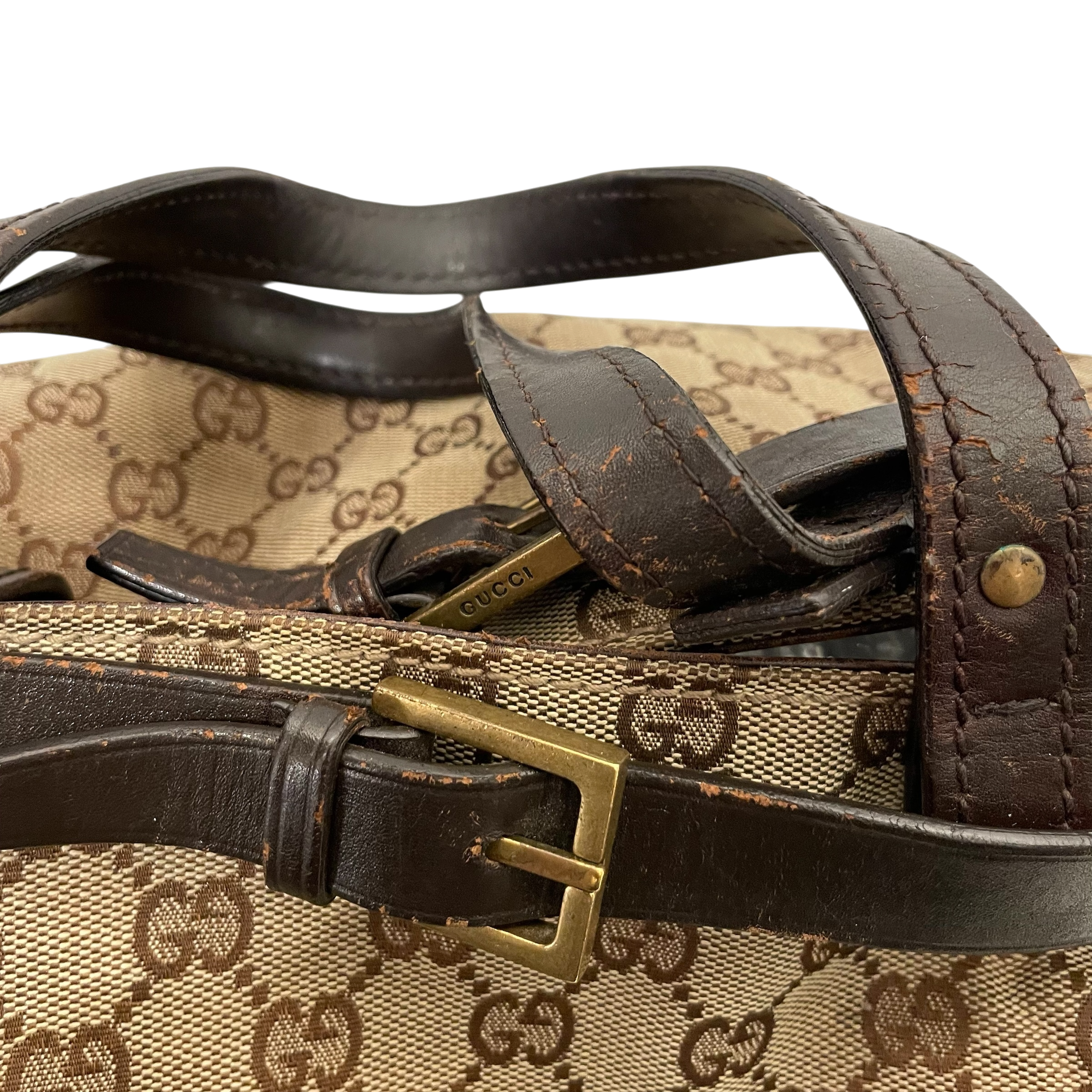 GUCCI/Tote Bag/All Over Print/Cotton/BRW/GG TOTE BAG view 6