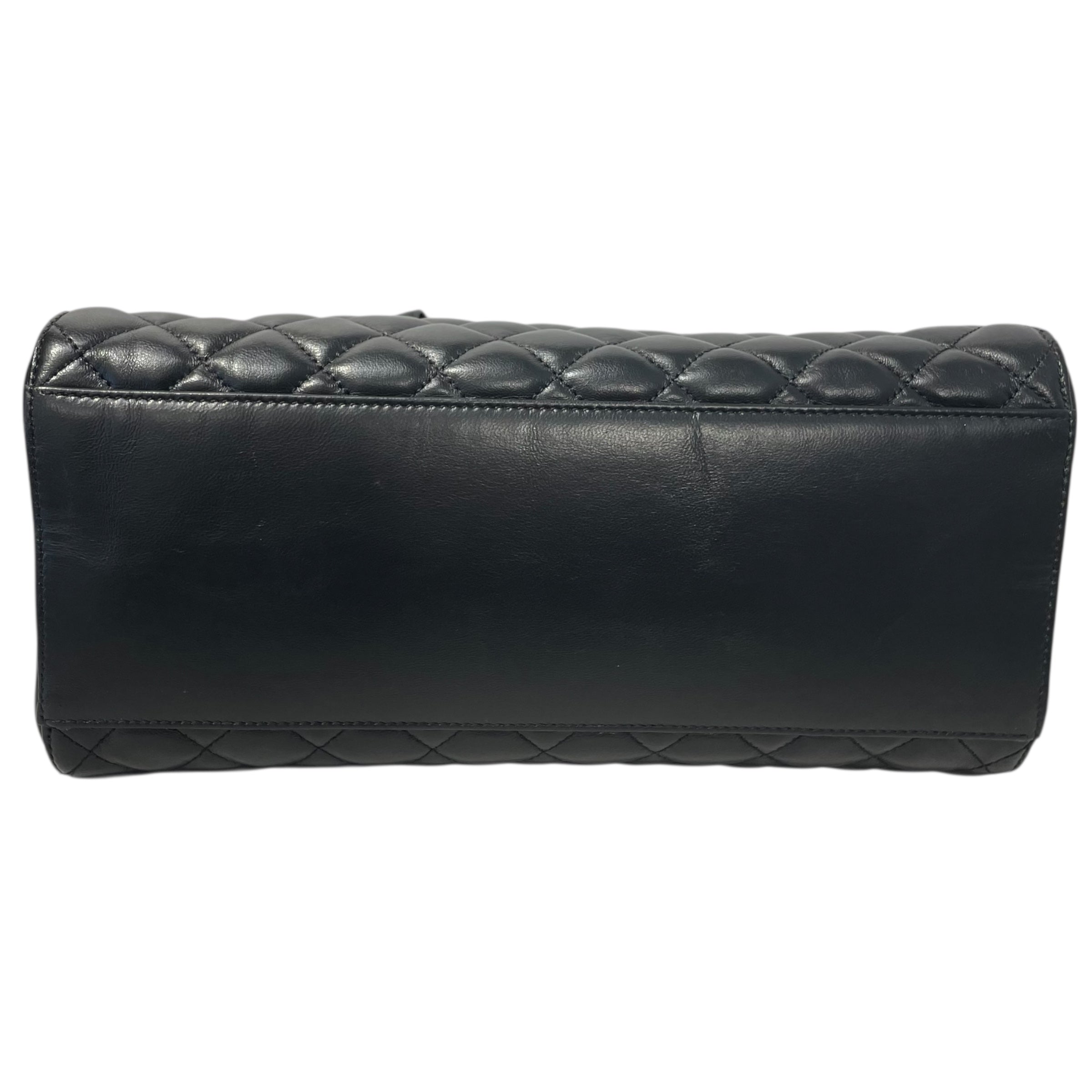 GIANNI VERSACE/Tote Bag/Leather/BLK/versace medusa quilted bag view 3