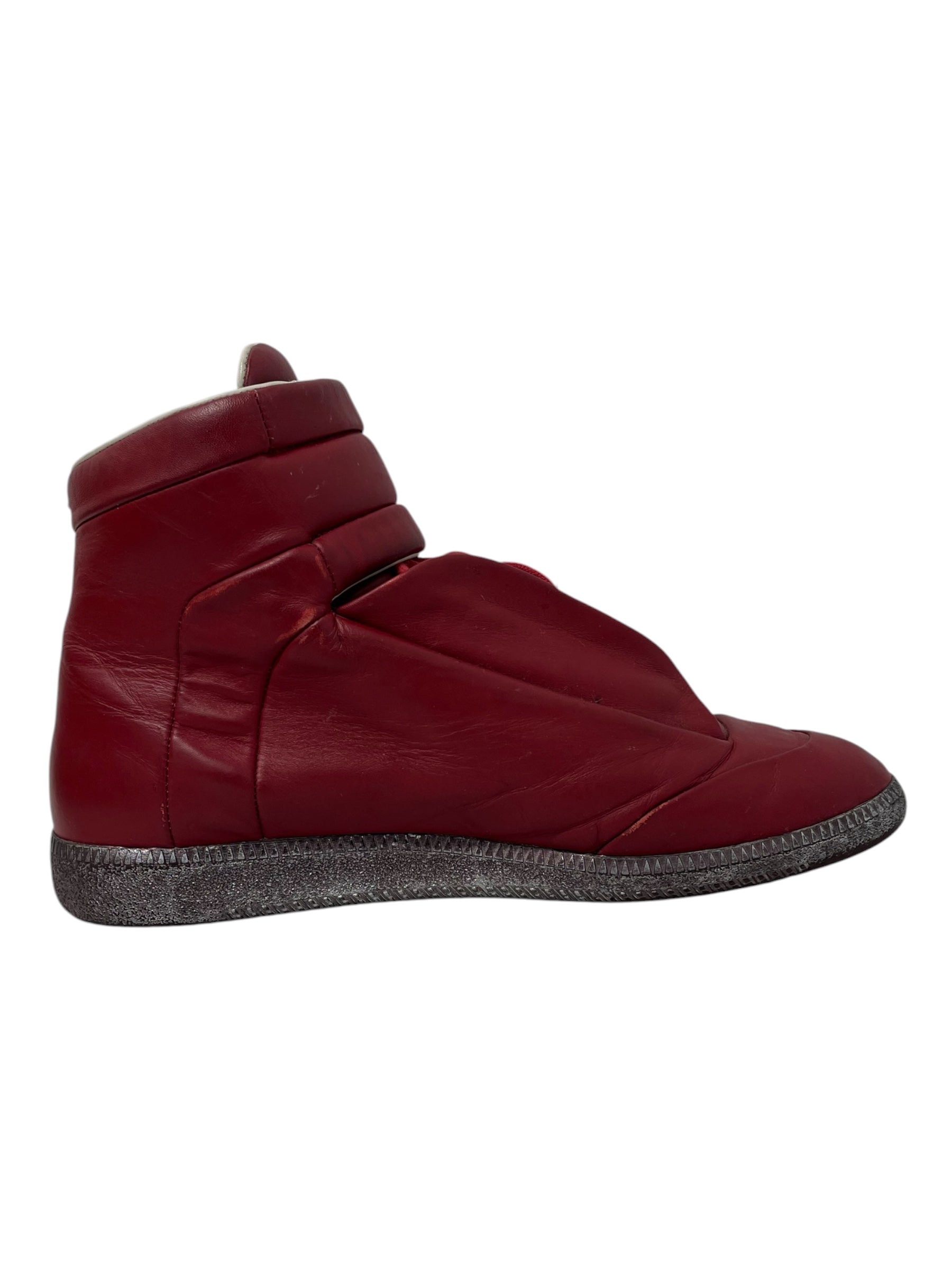 Maison Margiela/Hi-Sneakers/EU 43/Leather/RED/FUTURE HI TOP RED view 4