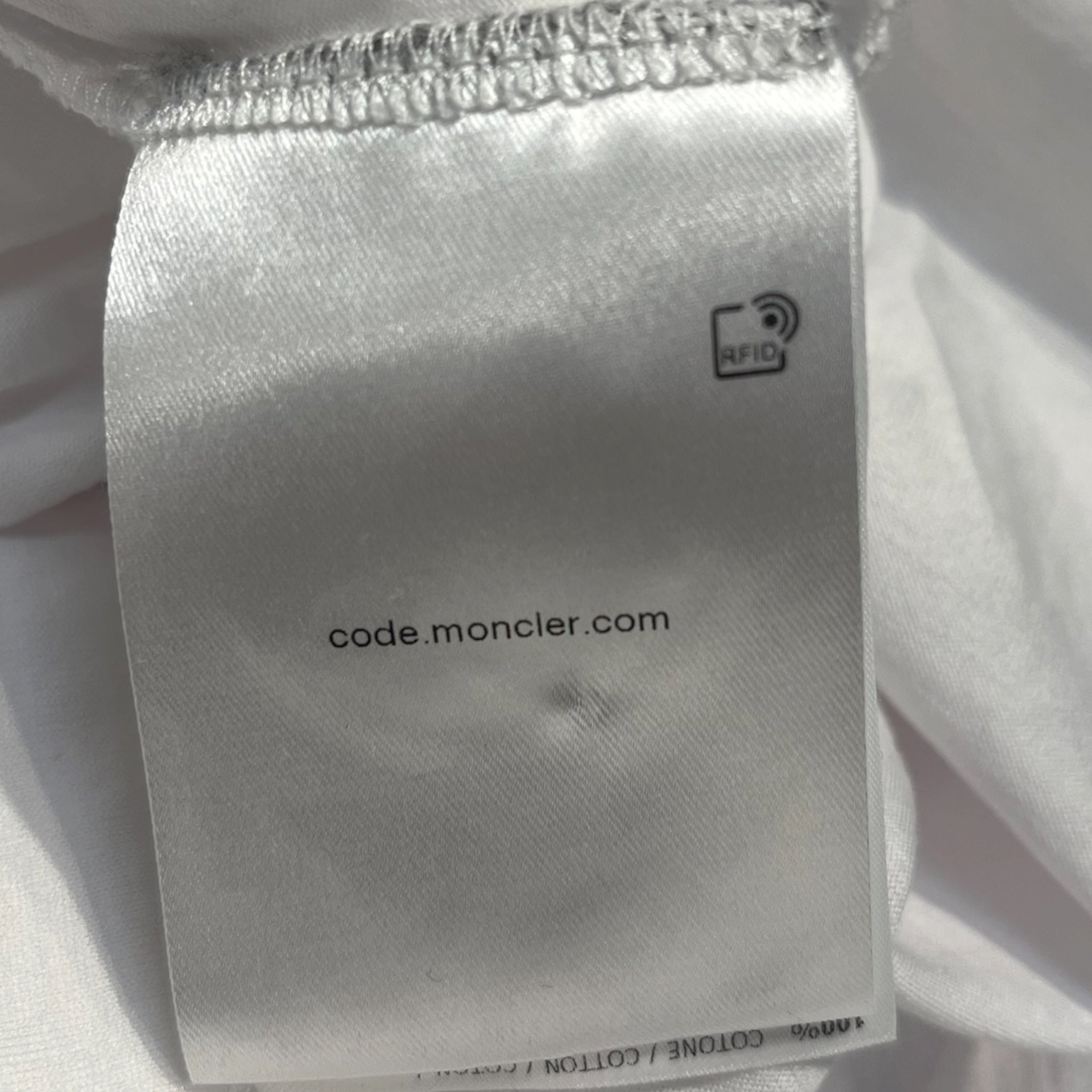MONCLER/T-Shirt/XL/Cotton/WHT/POCKET T SIZE view 8
