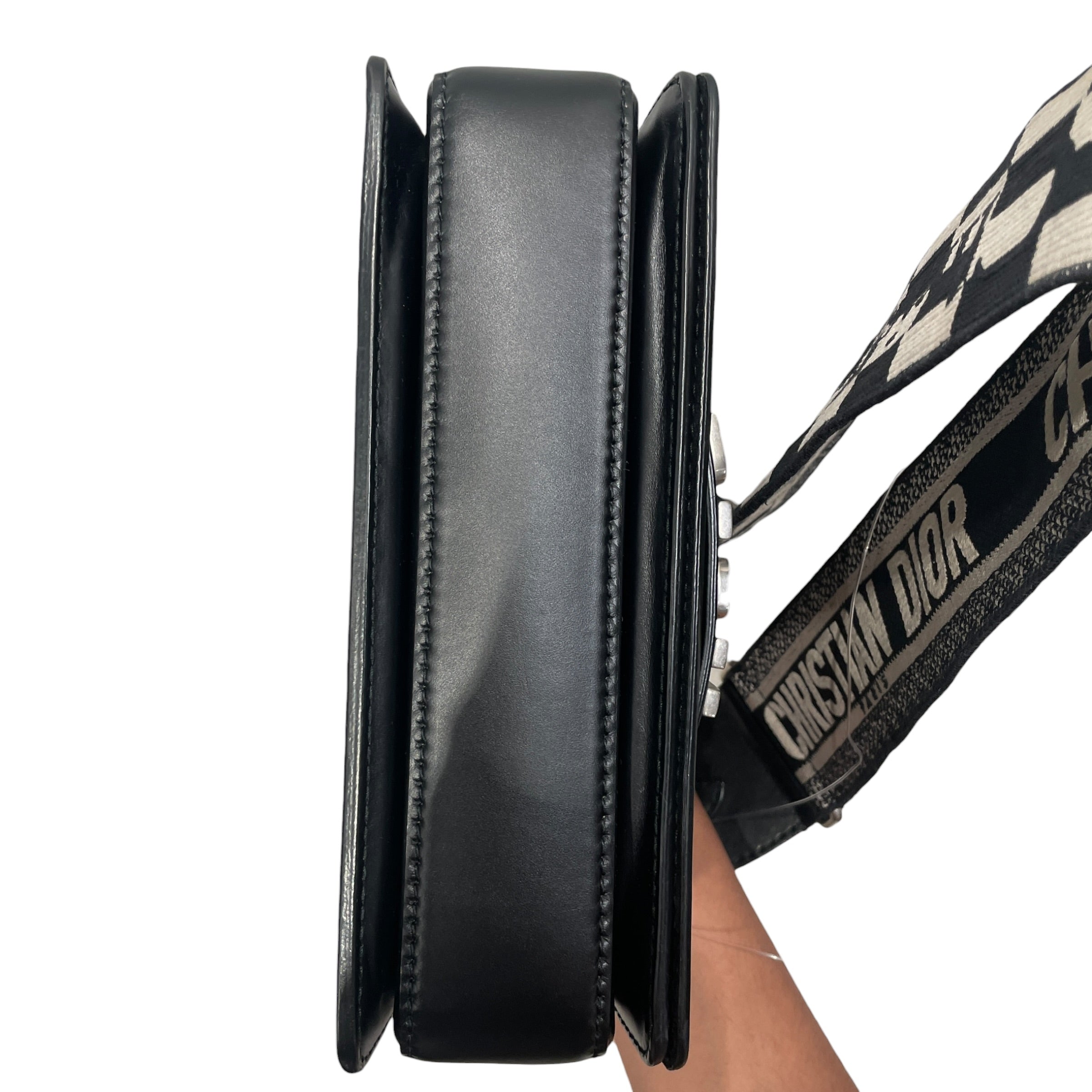 Christian Dior/Cross Body Bag/Leather/BLK/19-MA-0127 view 5