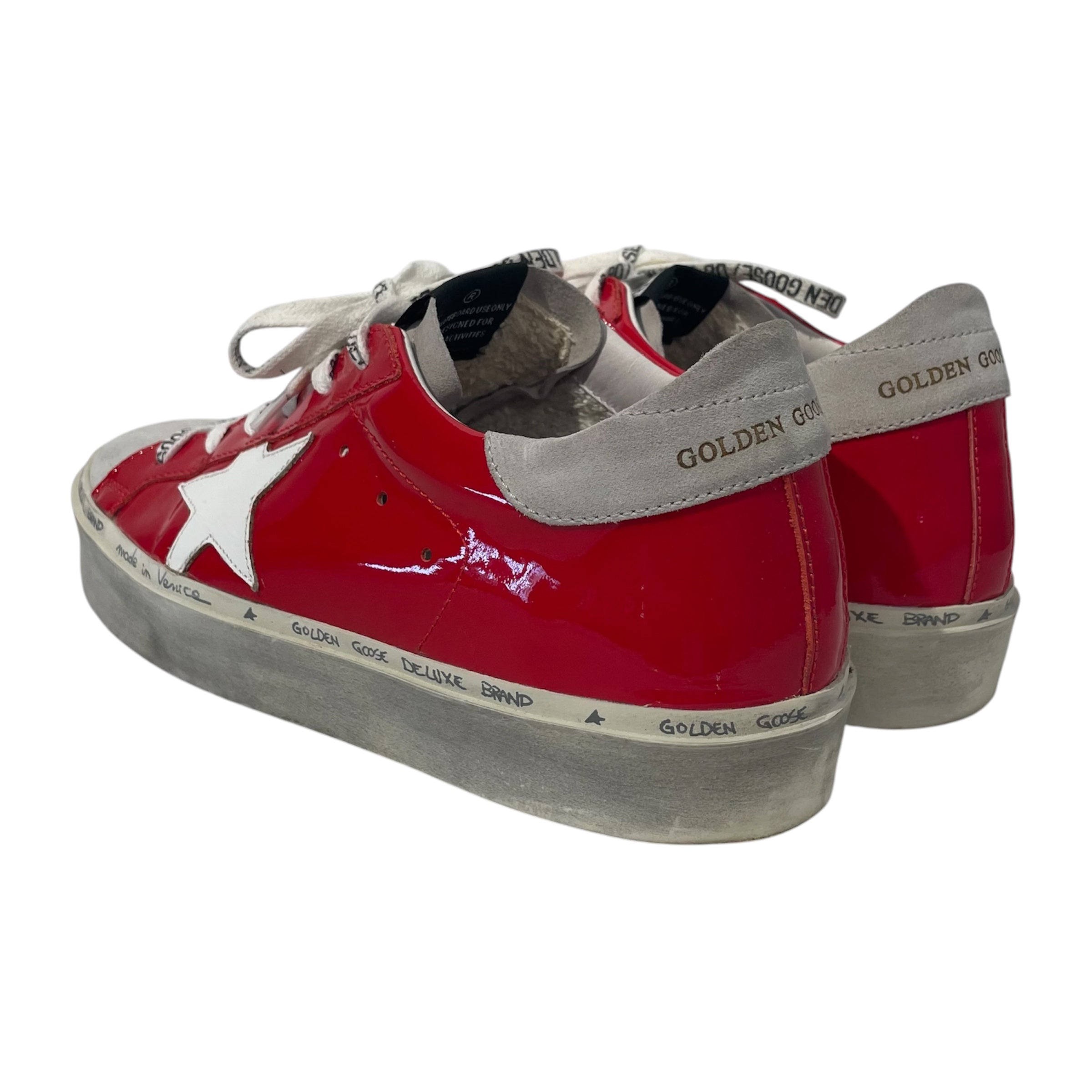 GOLDEN GOOSE/Low-Sneakers/EU 38/Faux Leather/RED/ view 2