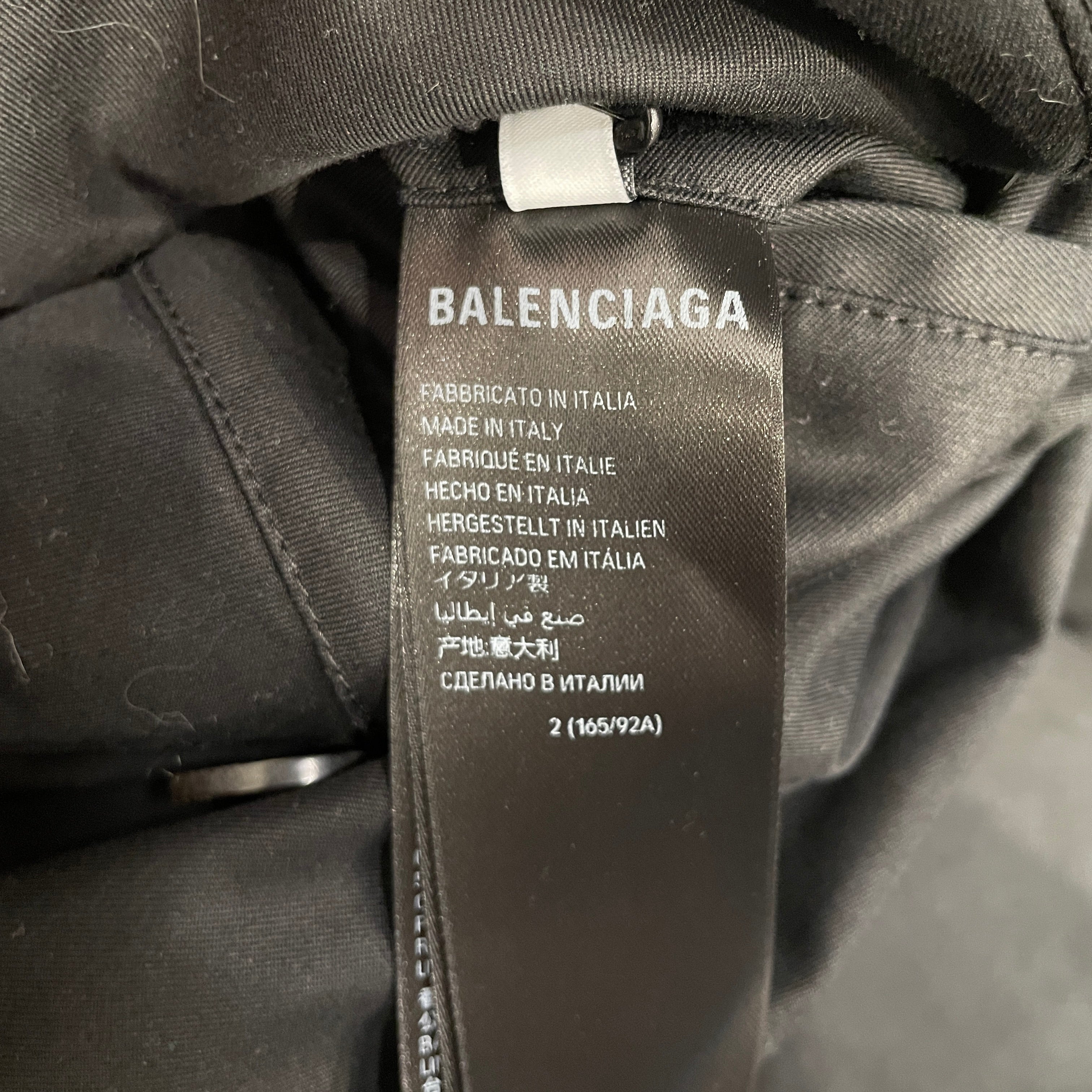 BALENCIAGA/Trench Coat/2/Cotton/BLK/Double Breasted/MAXI PADDED DOWN COAT view 4