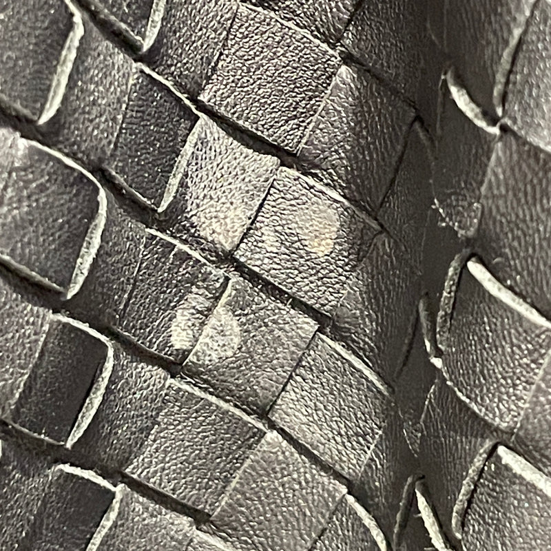 BOTTEGA VENETA/Hand Bag/OS/Leather/BLK/HOBO INTECCIATO