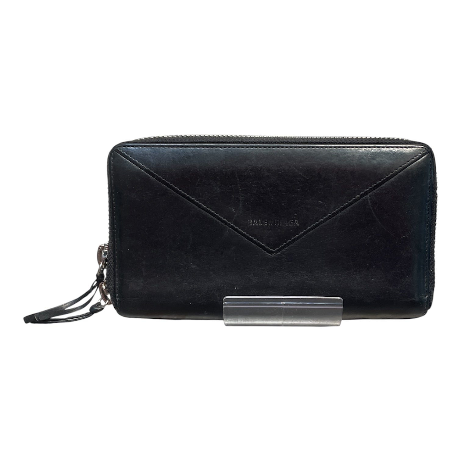 BALENCIAGA/Long Wallet/Leather/BLK/M's/ENVELOPE view 1