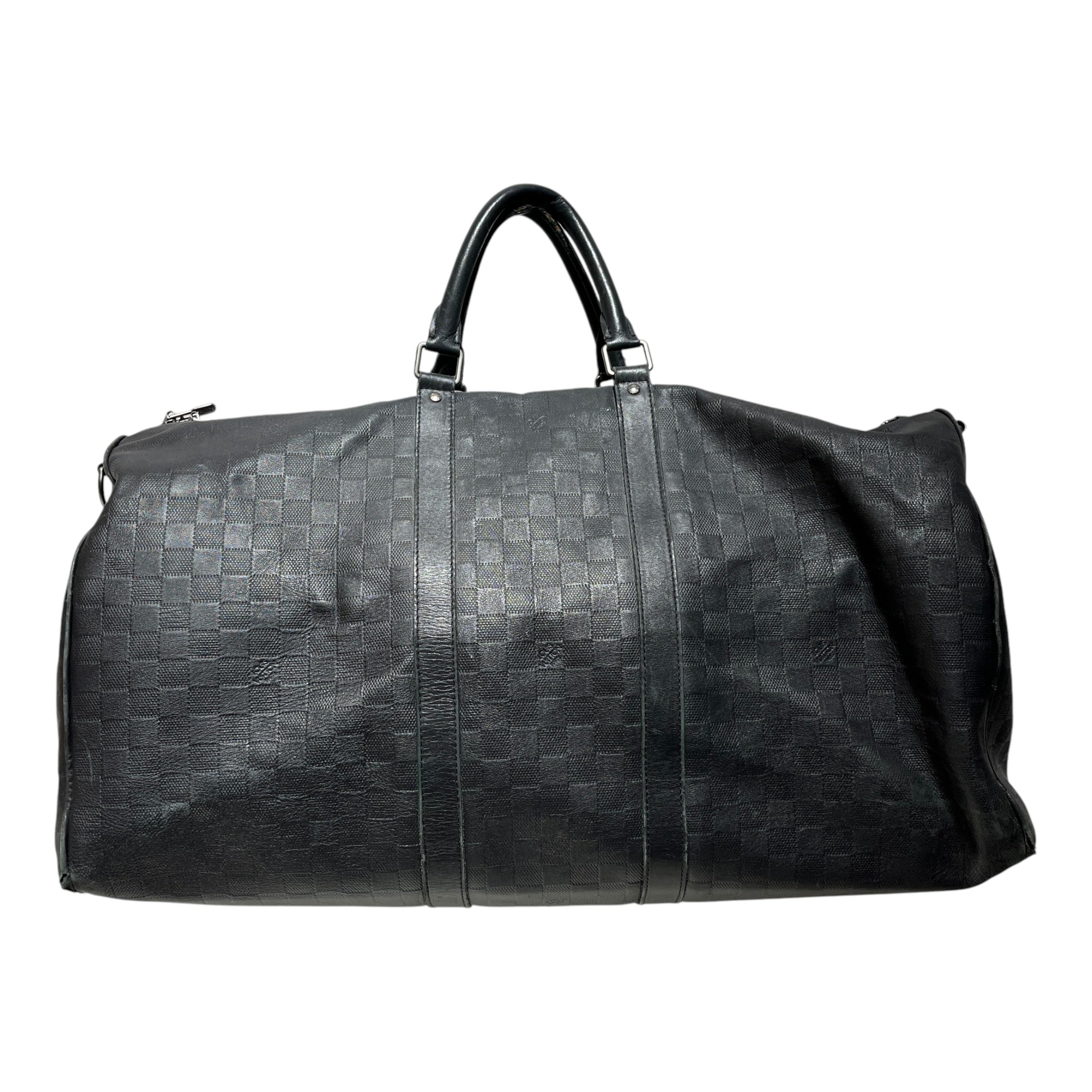 LOUIS VUITTON/Luggage/Leather/BLK/Damier Leather Infini 45 view 1