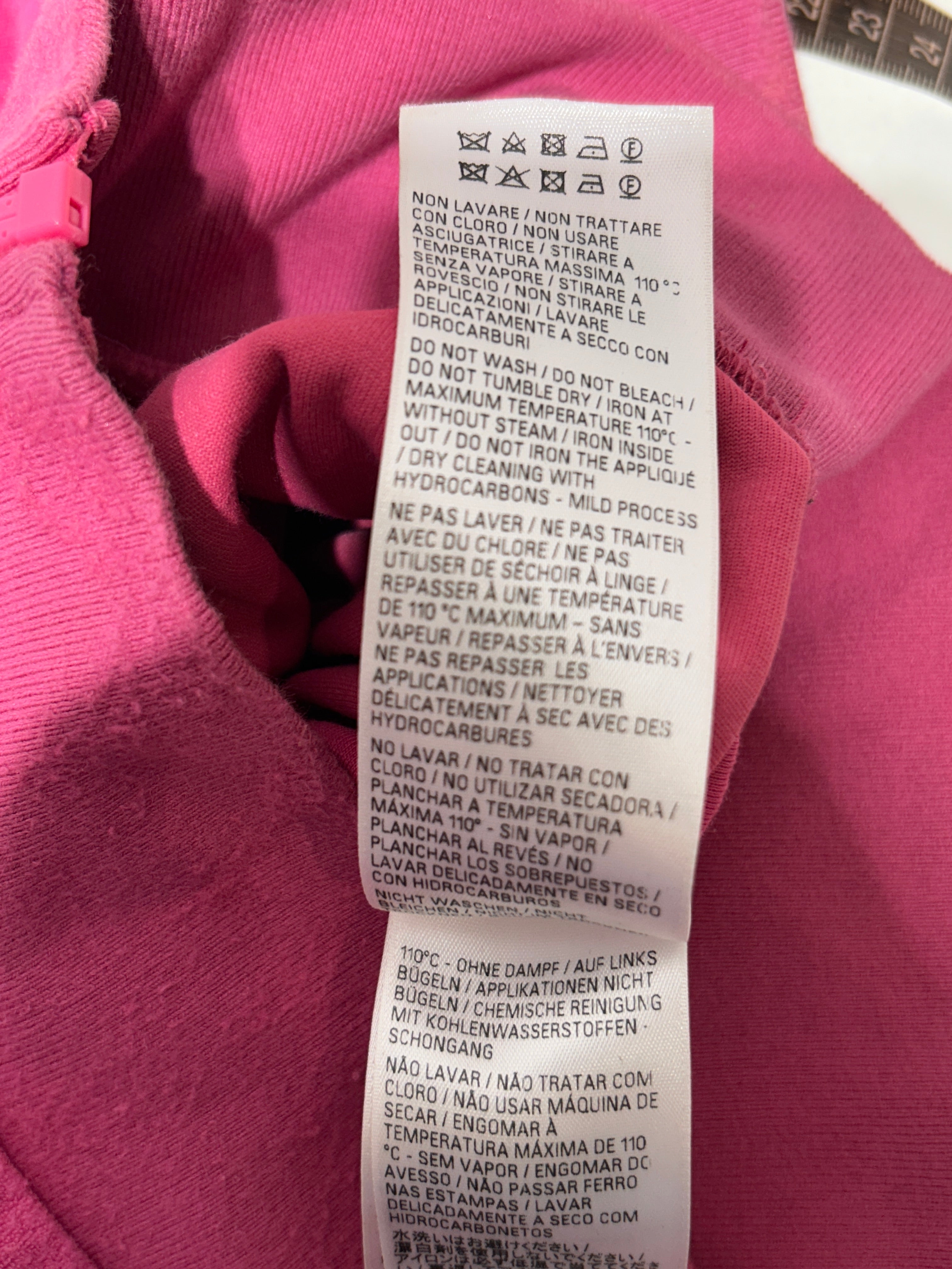 BALENCIAGA/Hoodie/XS/Cotton/PNK/TERRY CLOTH MINI view 5