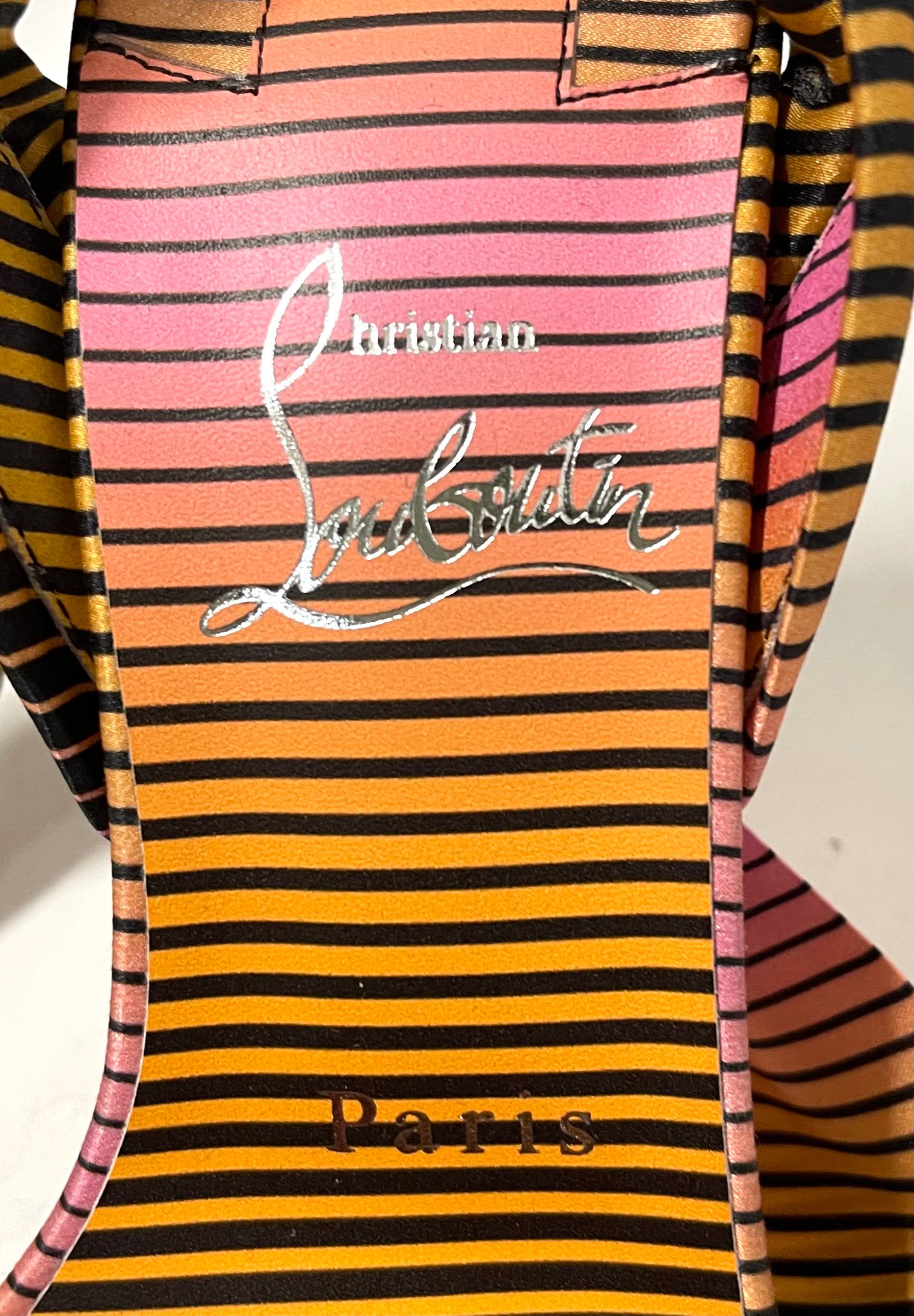 Christian Louboutin/Heels/EU 37.5/Nylon/PNK/ view 3