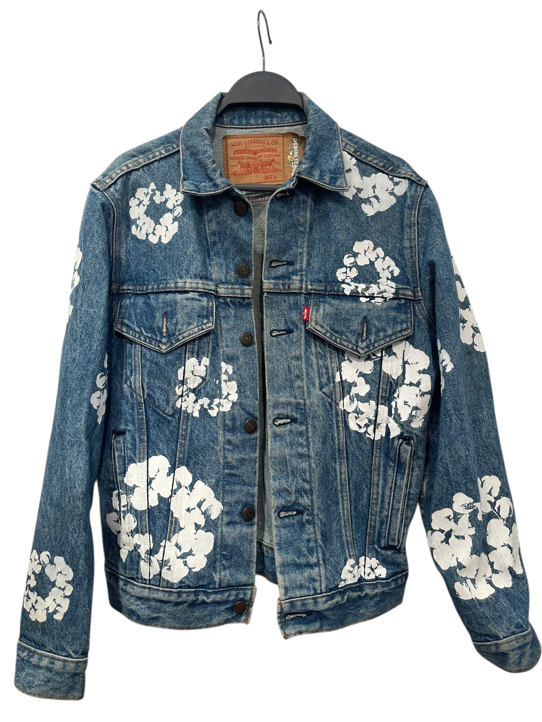DENIM TEARS/Levi's/Denim Jkt/S/Cotton/IDG/Double Breasted/All Over Print/CA00342 cotton print jkt view 1