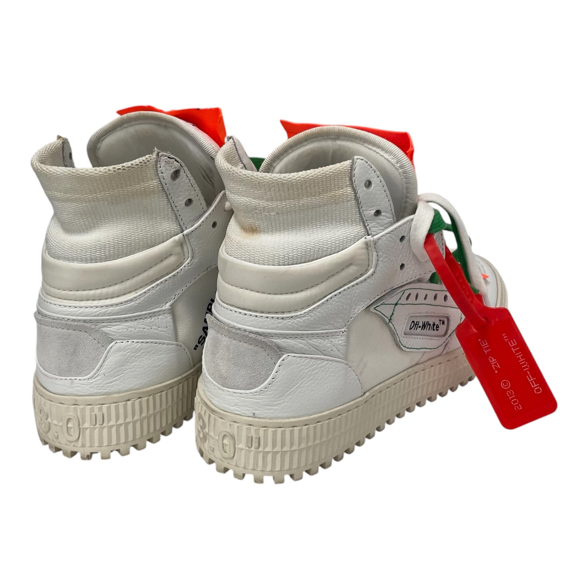 OFF-WHITE/Hi-Sneakers/EU 37/Nylon/WHT/ view 2