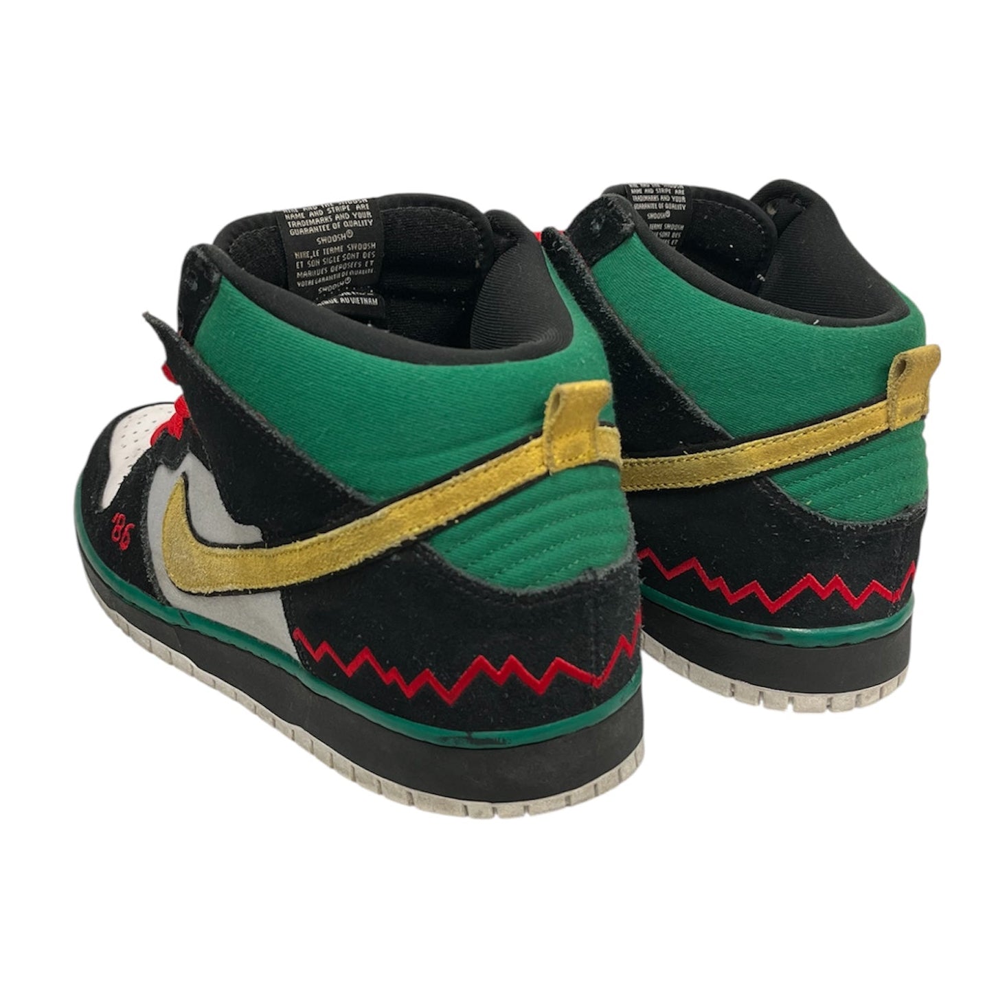 NIKE SB/Hi-Sneakers/US 12/Leather/GRN/554673-001 view 2