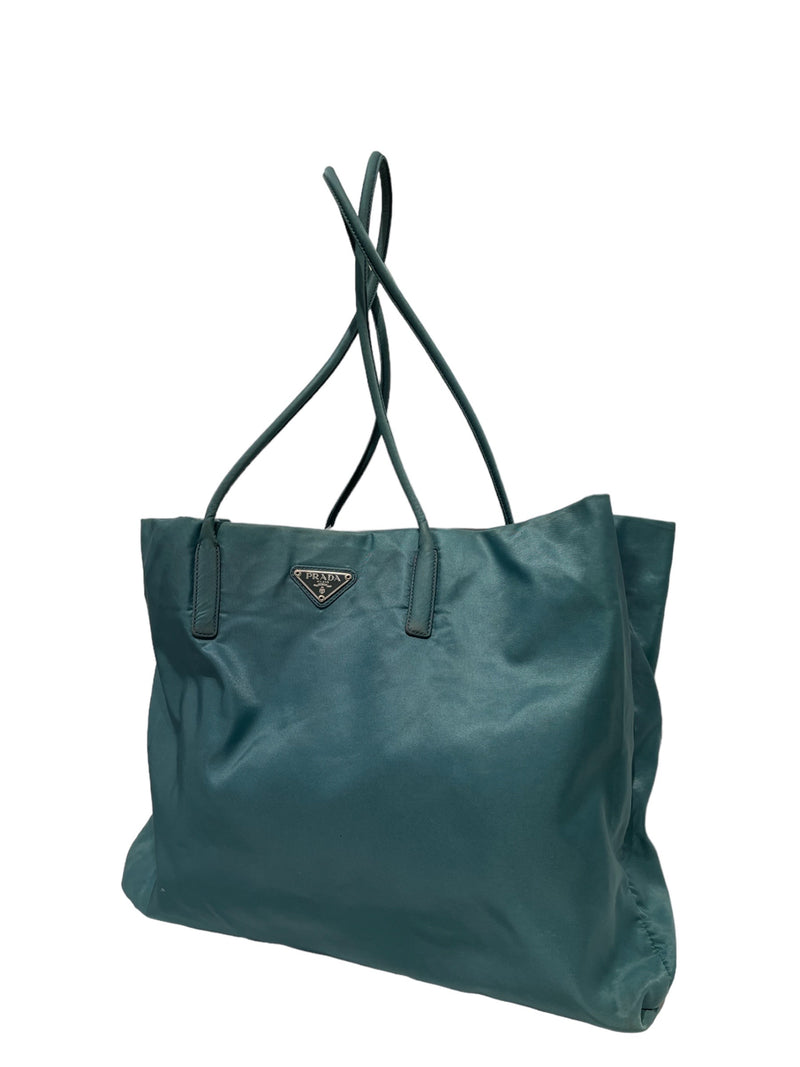 PRADA/Hand Bag/M/Nylon/BLU/tessuto clutch bag