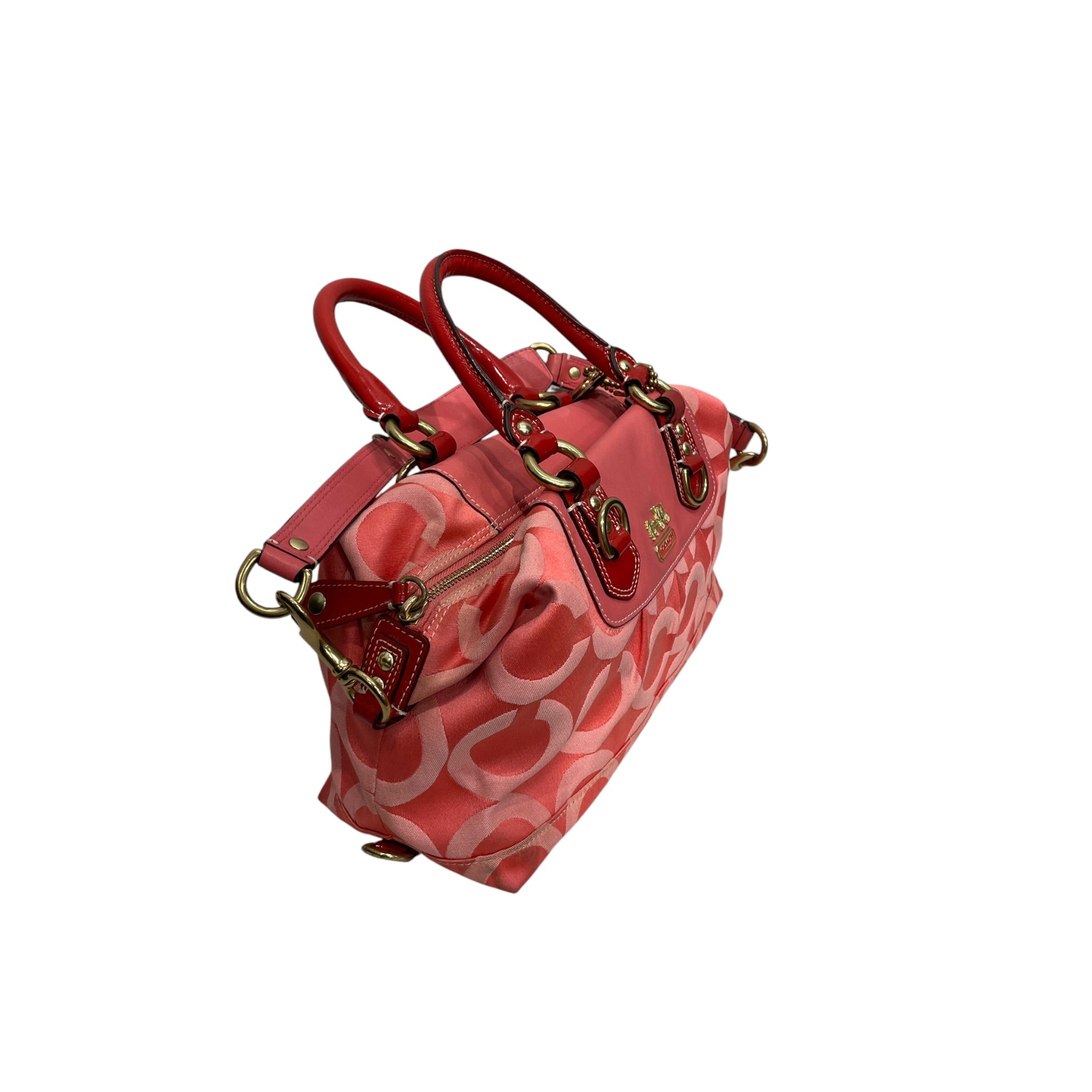COACH/Hand Bag/Graphic/Acrylic/PNK/SABRINA SATCHEL view 7