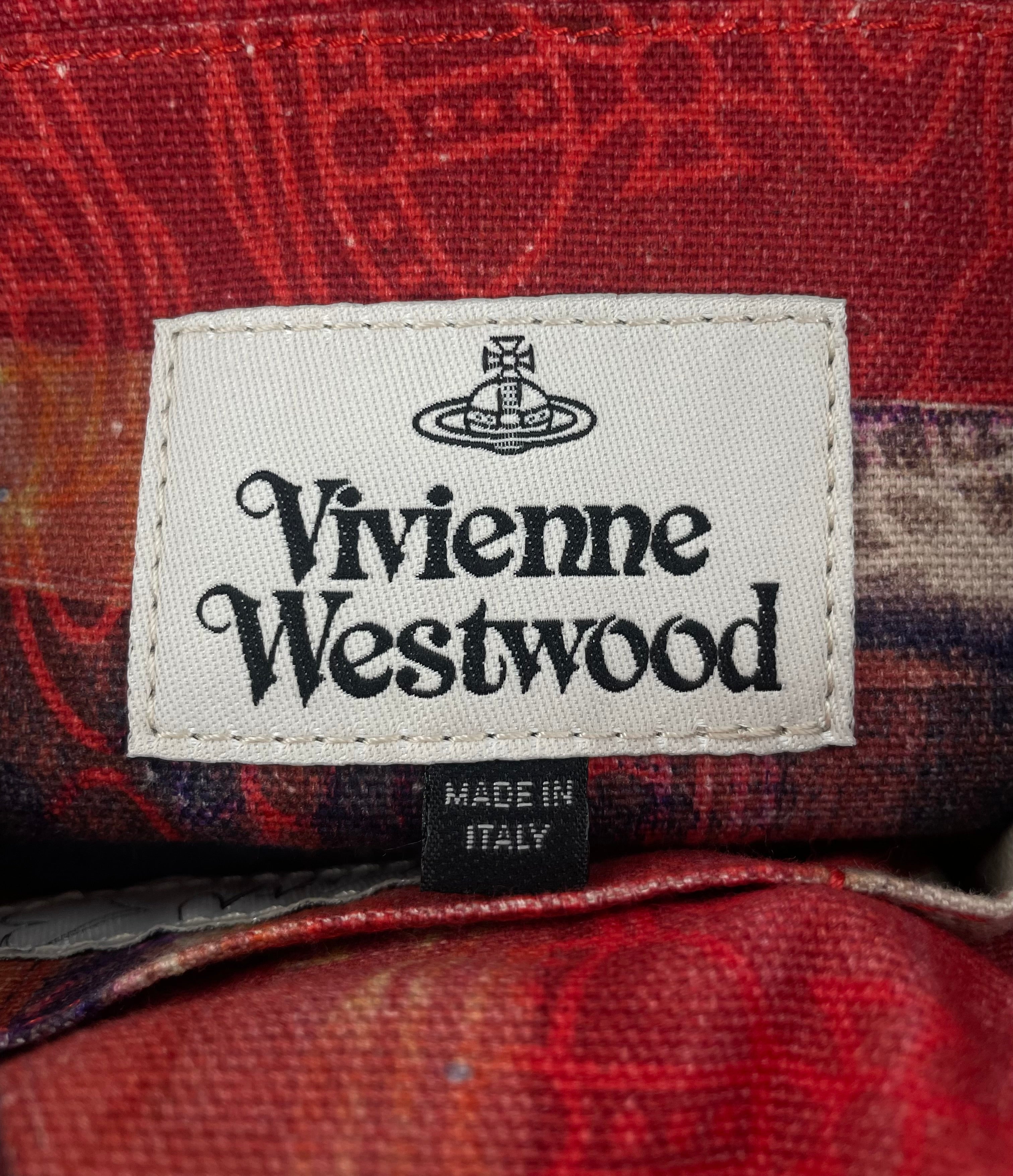 Vivienne Westwood/Bag/BLK/VEGAN VELVET S SMALL ORB LOGO view 7