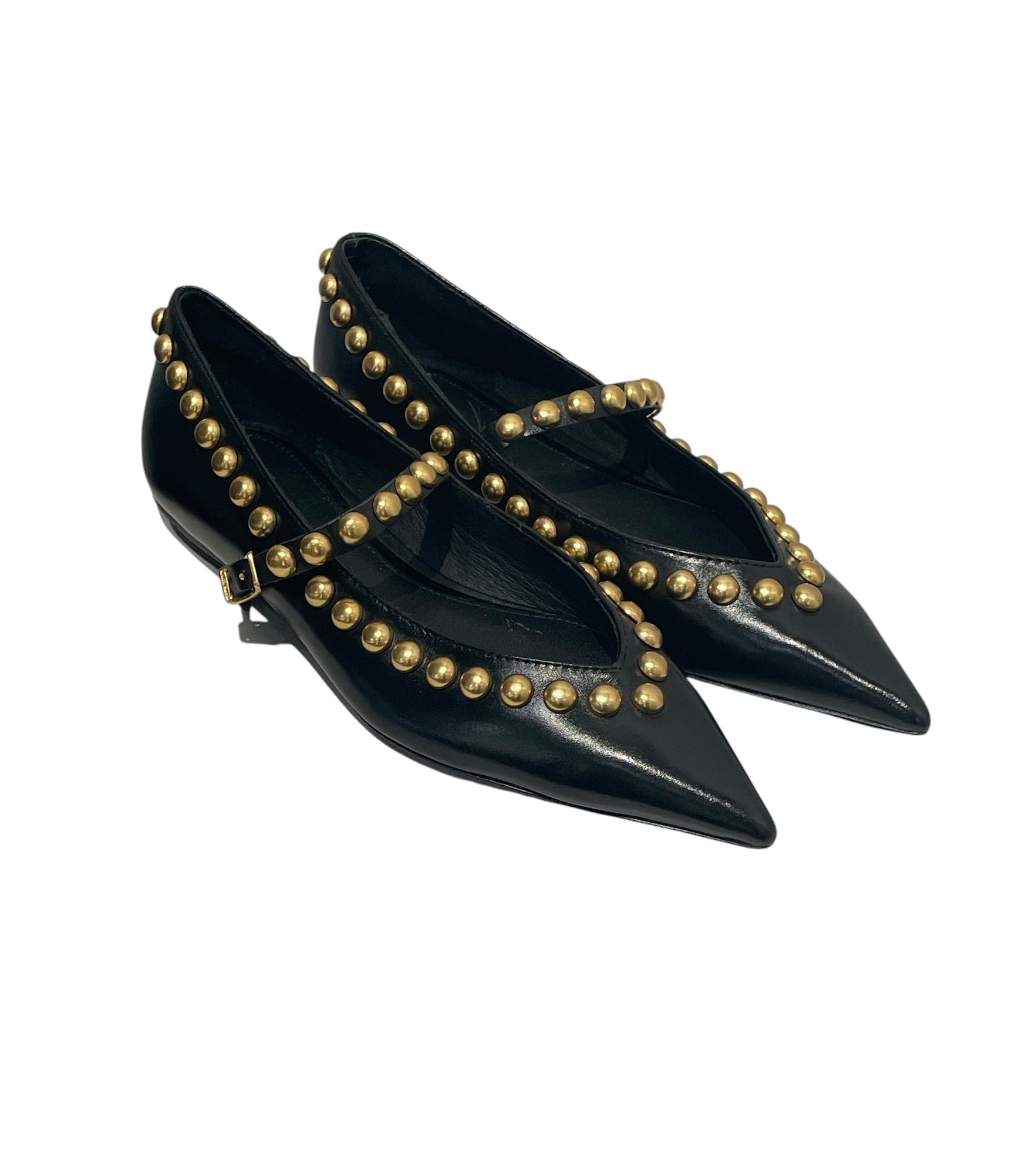REBECCA MINKOFF/Flat Shoes/US 6/Leather/BLK/Studs/STUDDED MARY JANE view 1