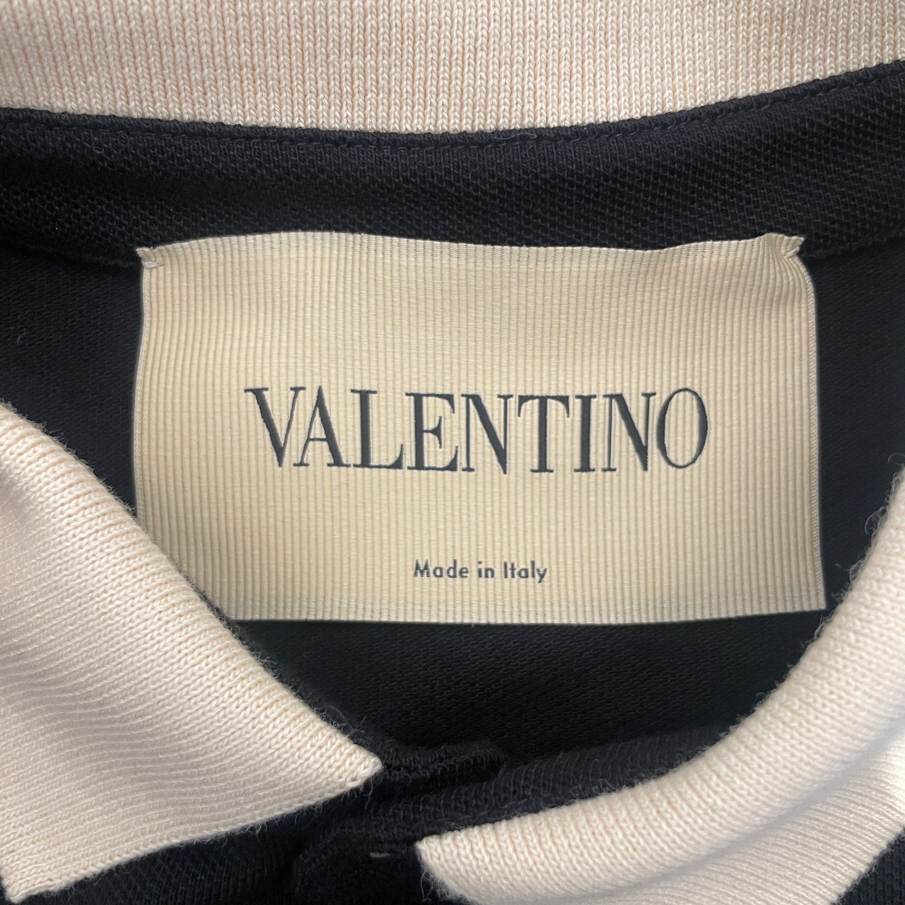 VALENTINO GARAVANI/Polo Shirt/M/Cotton/BLK/ view 3