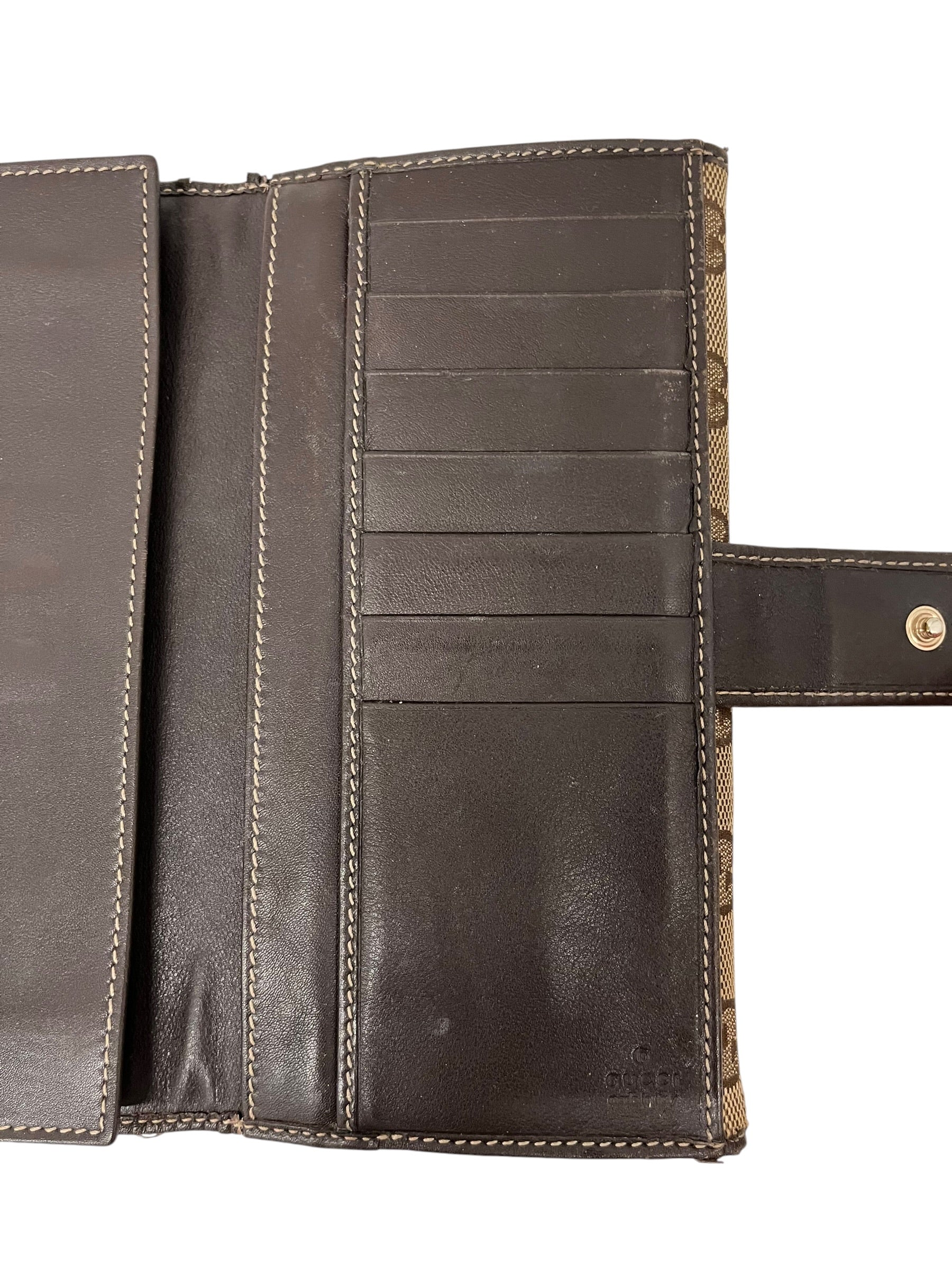 GUCCI/Trifold Wallet/Monogram/Cotton/BEG/L's/GUCCIOLI CHIHUAHU WALLET view 5