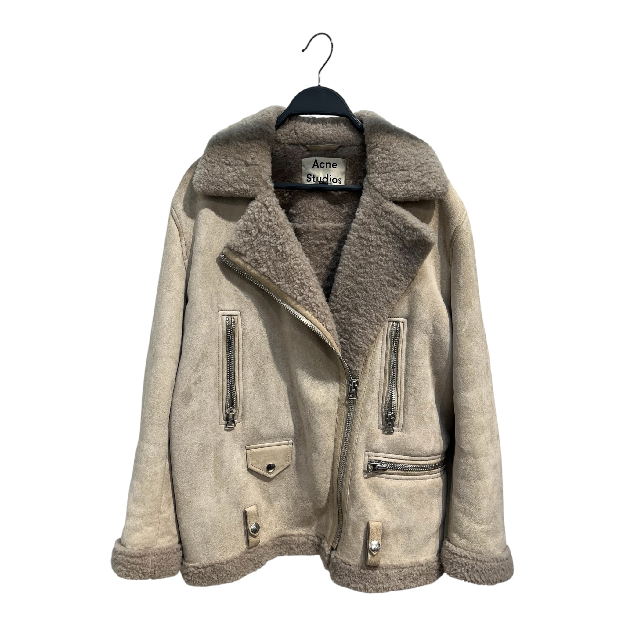 Acne Studios/Coat/34/Suede/IVR/LAMB SHEARLING MORE SHE SUE view 1