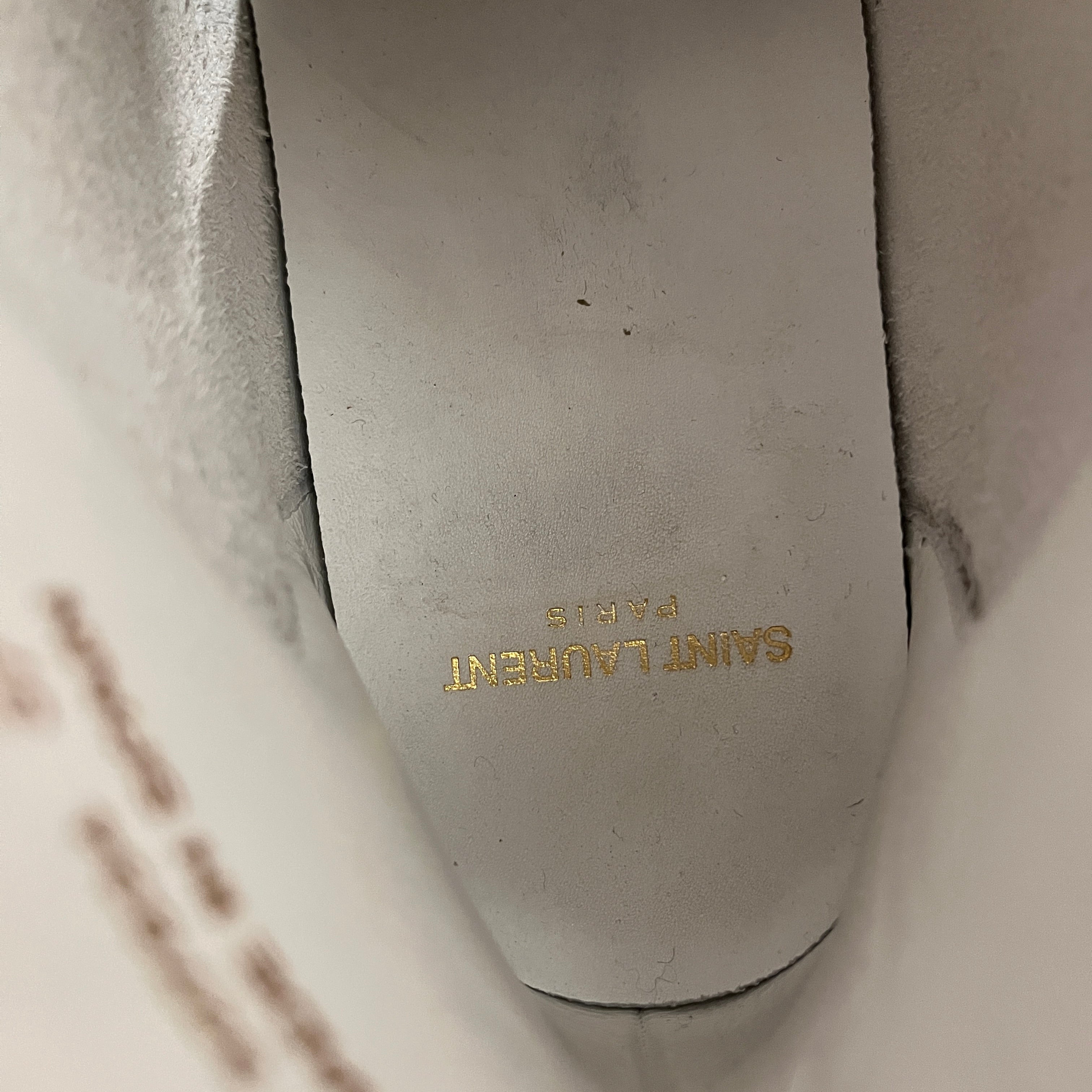 SAINT LAURENT/Hi-Sneakers/EU 37/Leather/WHT/SL/01H view 3