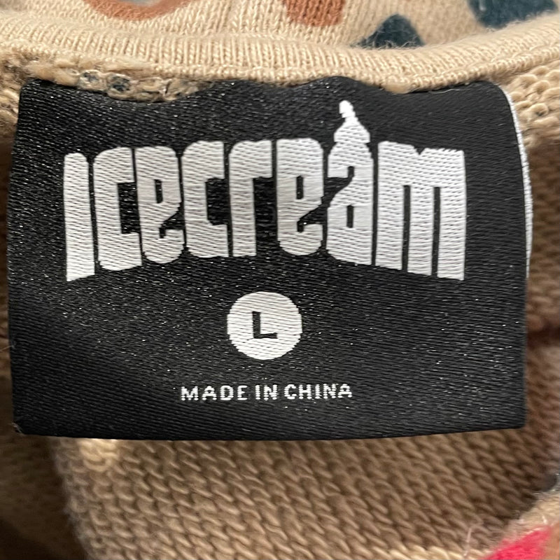 ICE CREAM/Hoodie/L/Camouflage/Cotton/CML/