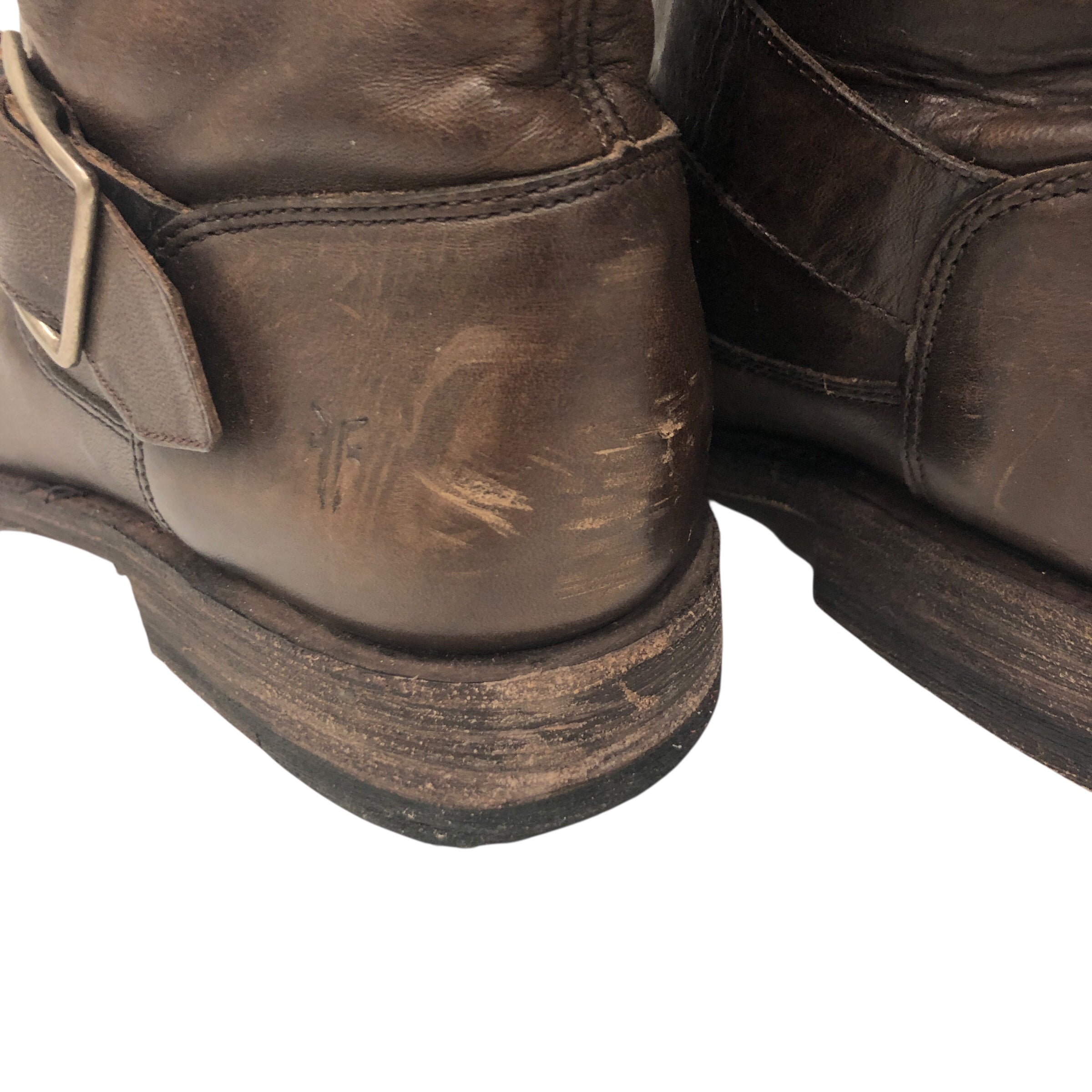 FRYE/Ankle Boots/US 8/Leather/BRW/ view 4