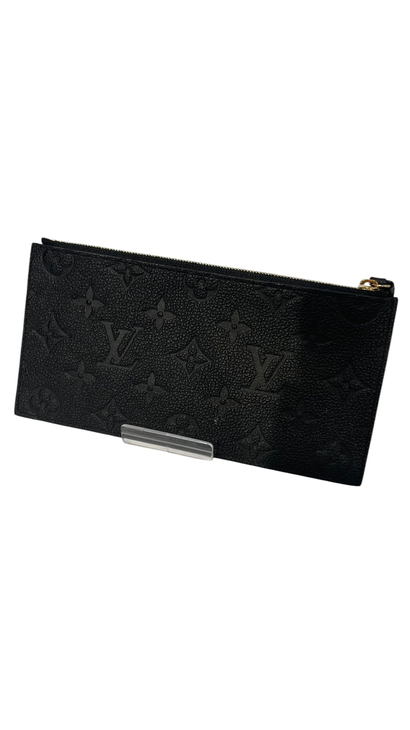 LOUIS VUITTON/Wallet/Monogram/Leather/BLK/Pochette Felicie Zipped Insert view 2