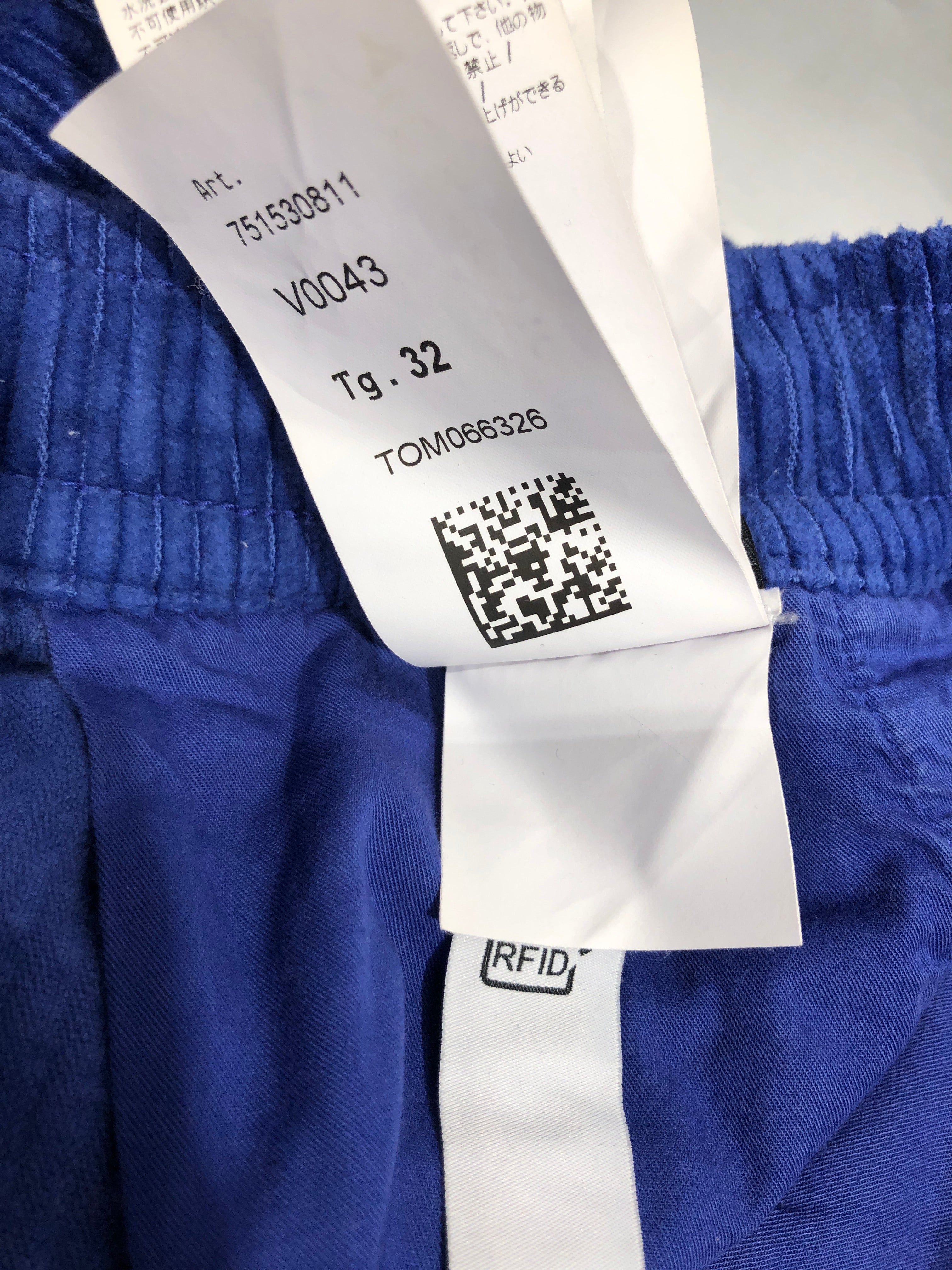 STONE ISLAND/Pants/32/Corduroy/BLU/ view 6