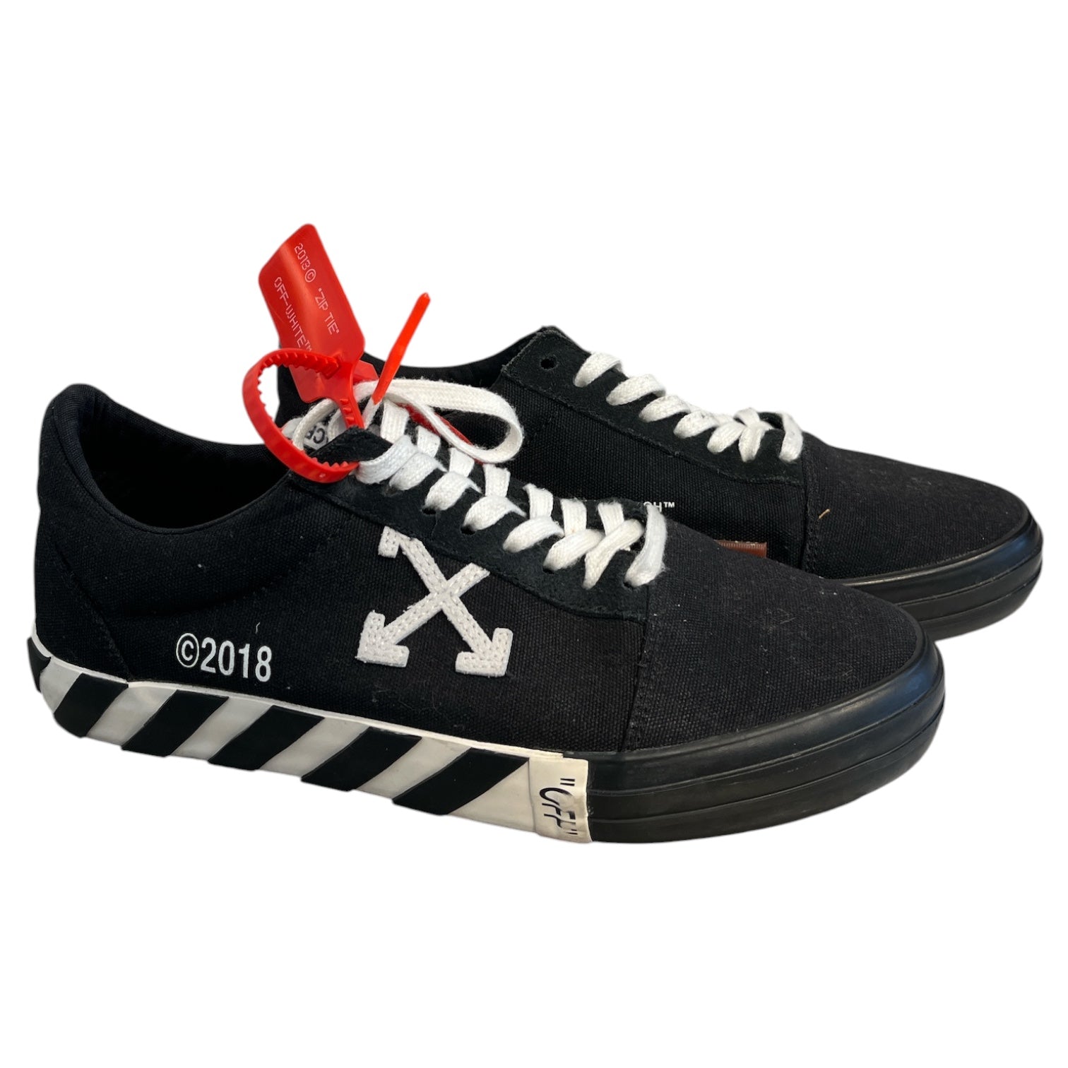 OFF-WHITE/Low-Sneakers/US 8/BLK/vulc view 1