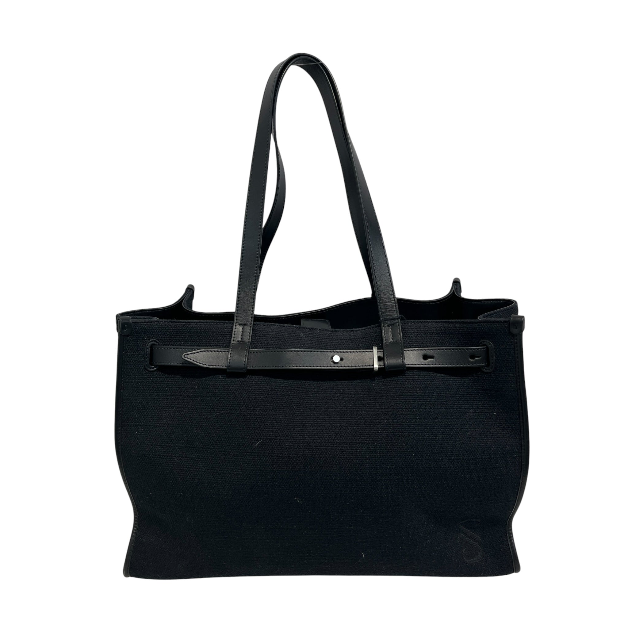 PROENZA SCHOULER/Tote Bag/Cotton/BLK/Belted Tote in Canvas view 1