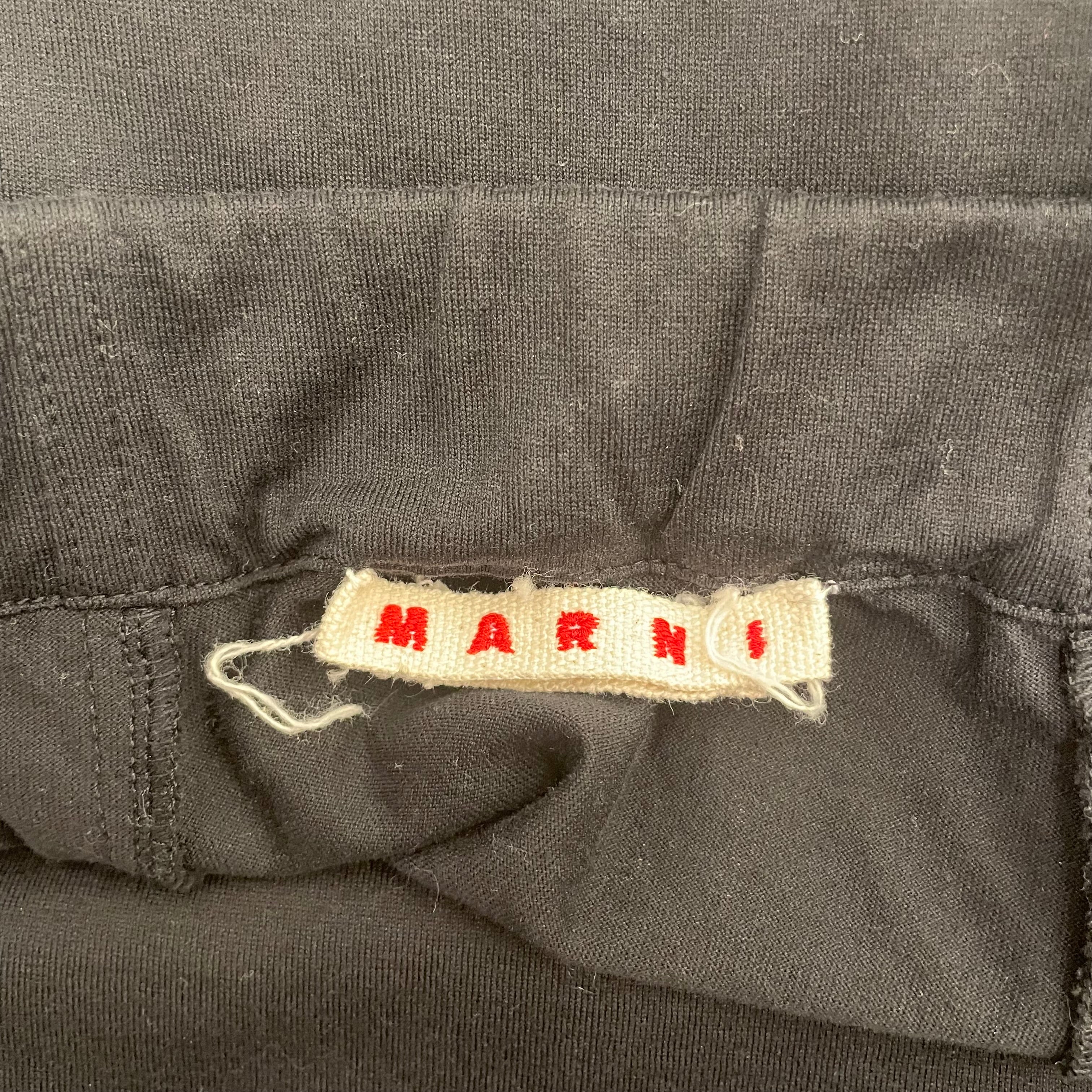 MARNI/Shorts/52/Cotton/BLK/patch shorts view 3