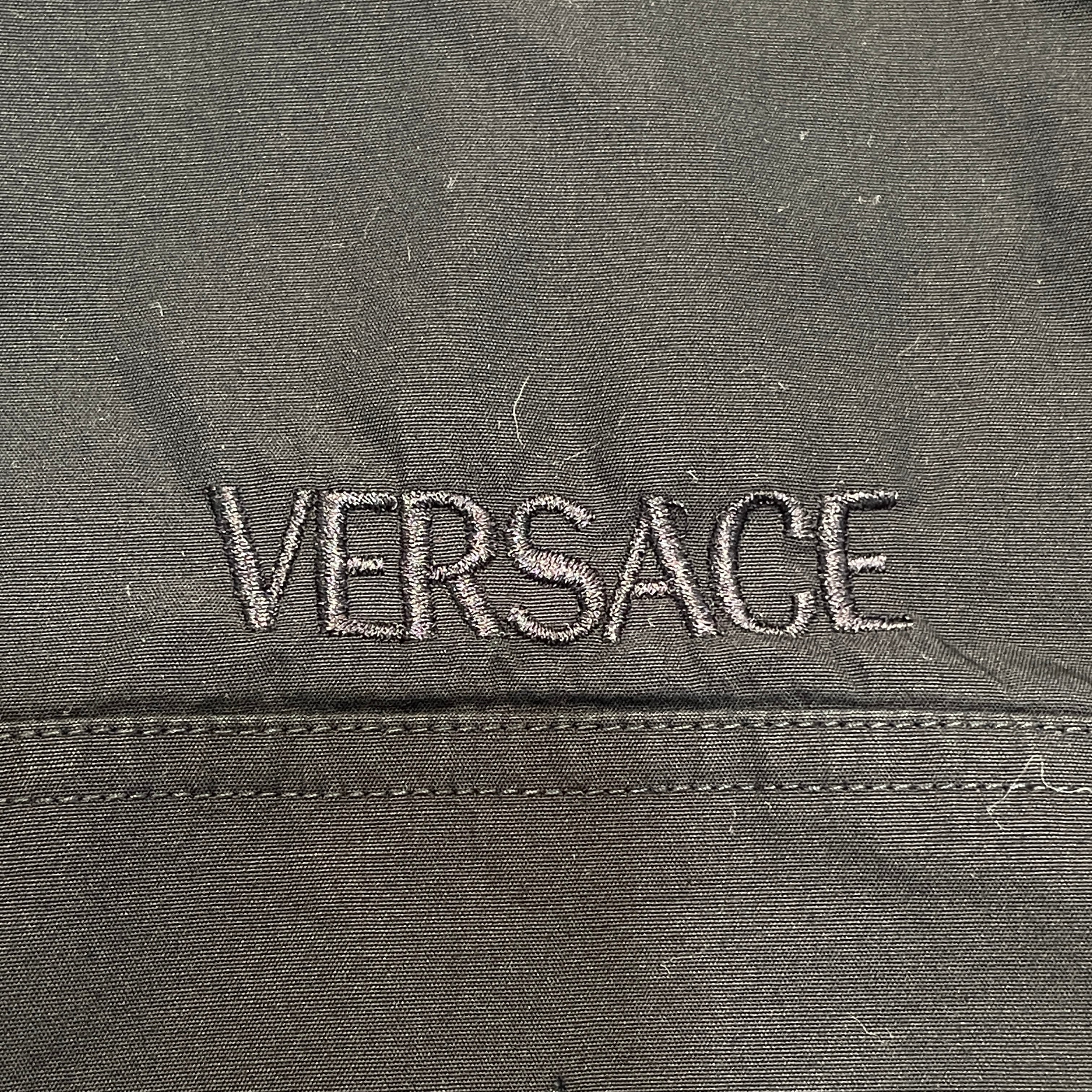 VERSACE/LS Shirt/L/Cotton/BLK/Versace Button UP SHirt view 4