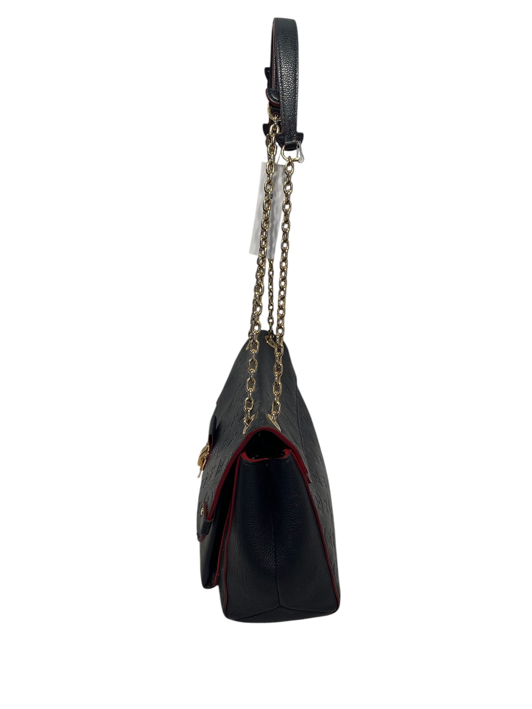LOUIS VUITTON/Bag/Leather/NVY/VAVIN PM NAVY/RED view 2