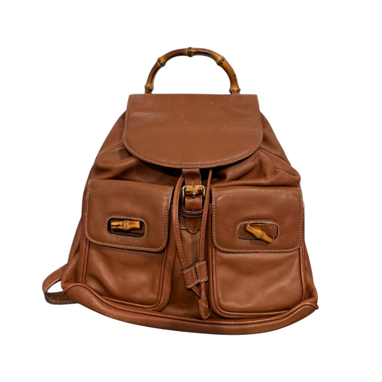 GUCCI/Backpack/Leather/CML/BAMBOO BACKPACK view 1
