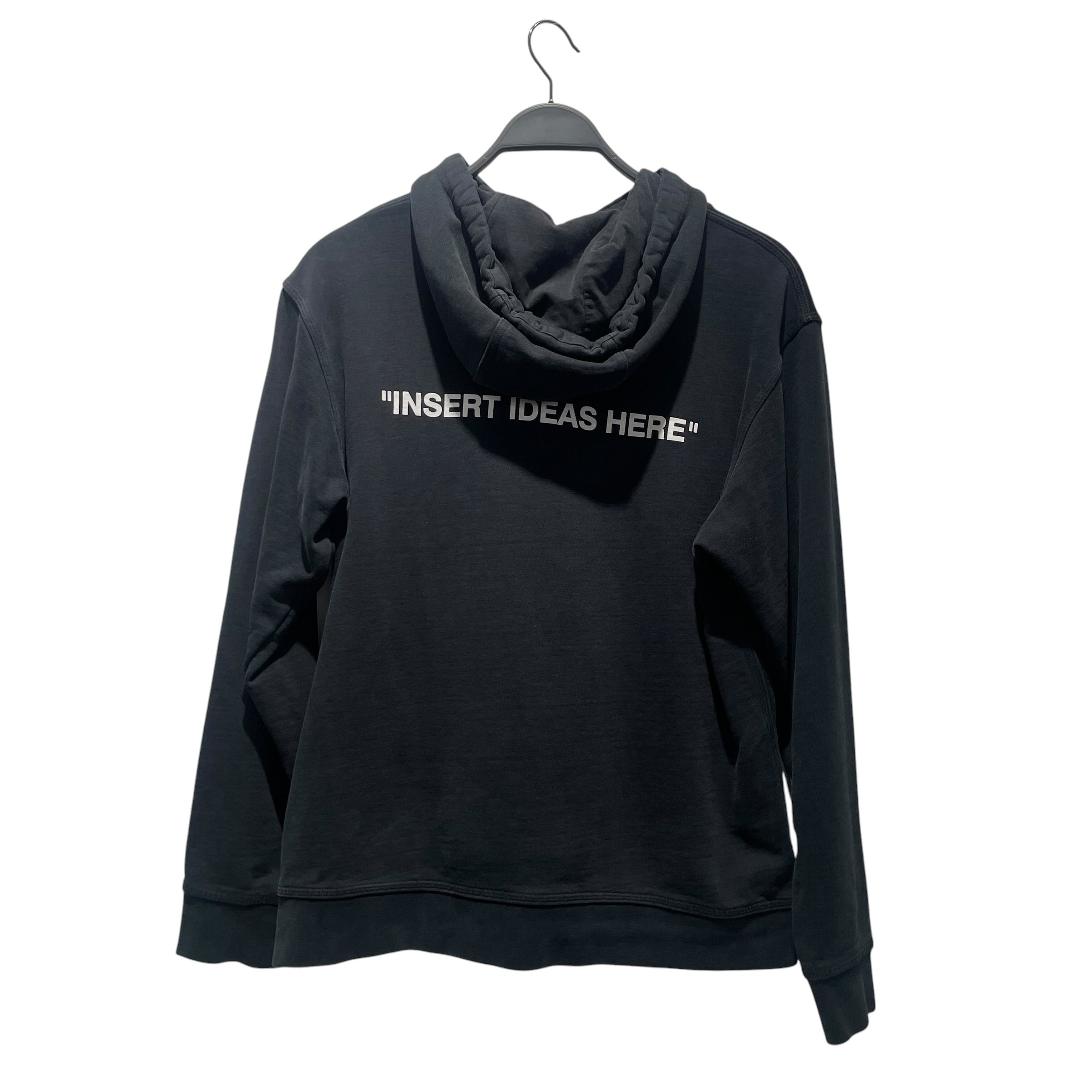 NIKE/OFF-WHITE/Hoodie/M/Cotton/BLK/ view 2
