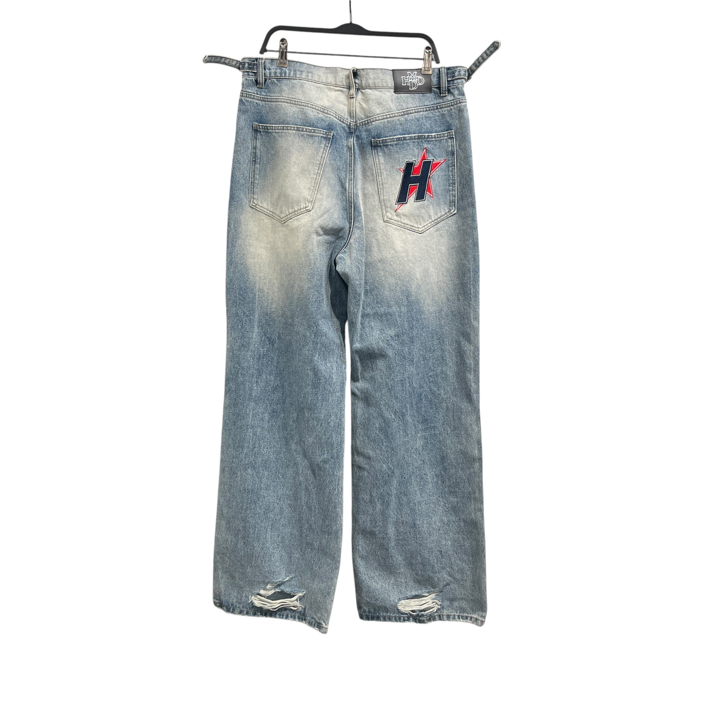 HMDD(Happy Memories Don't Die)/Pants/Denim/IDG/colorful rhinstones view 2