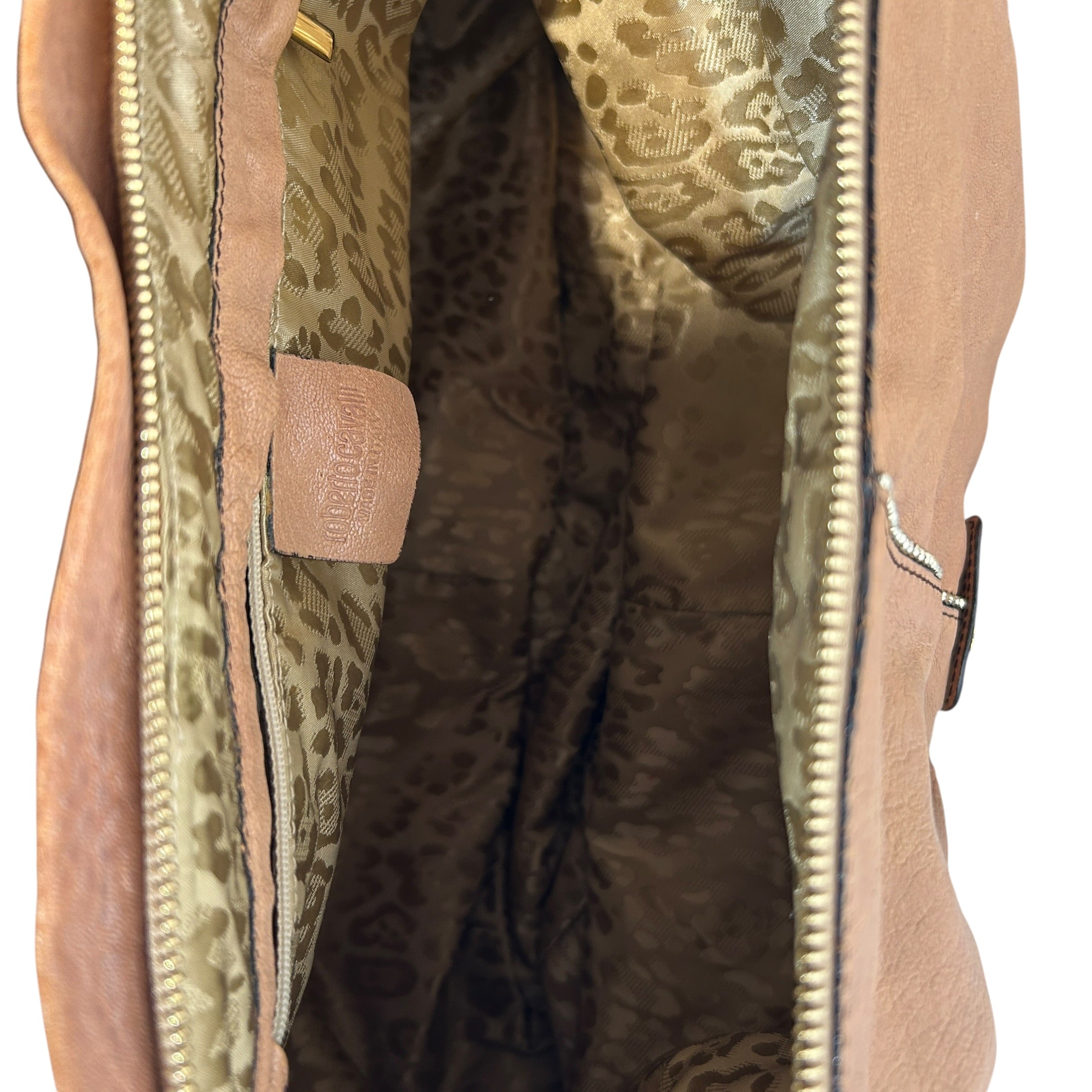 roberto cavalli/Tote Bag/Leather/CML/Hobo, Gold Beads/Synch btm view 4