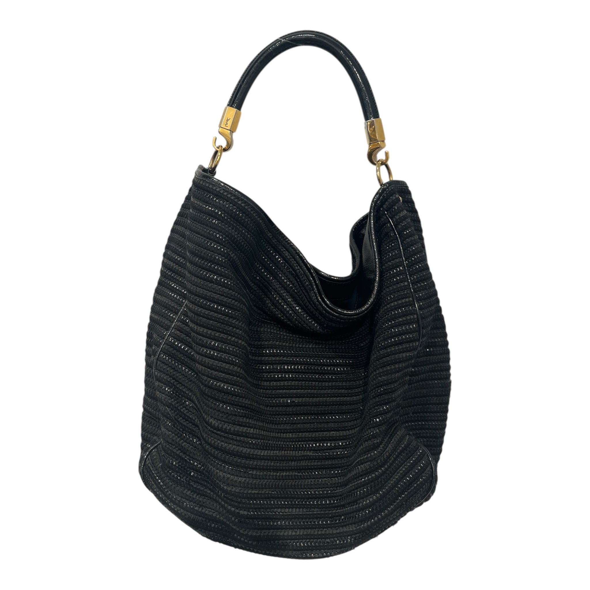 YVES SAINT LAURENT/Hand Bag/Cotton/BLK/228840-213317 view 2